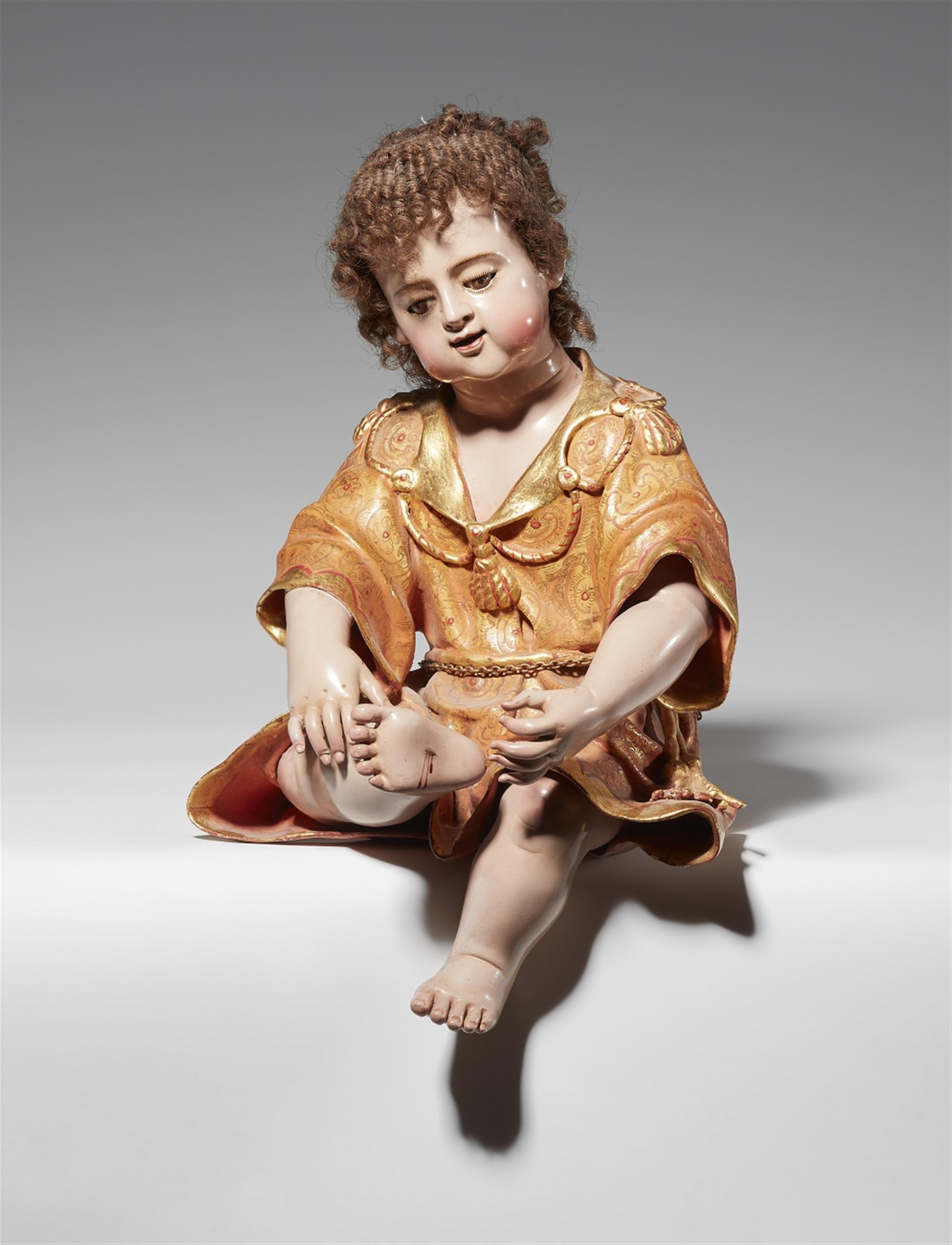 An Italian terracotta model of the Christ Child as the "Spinario" - image-1