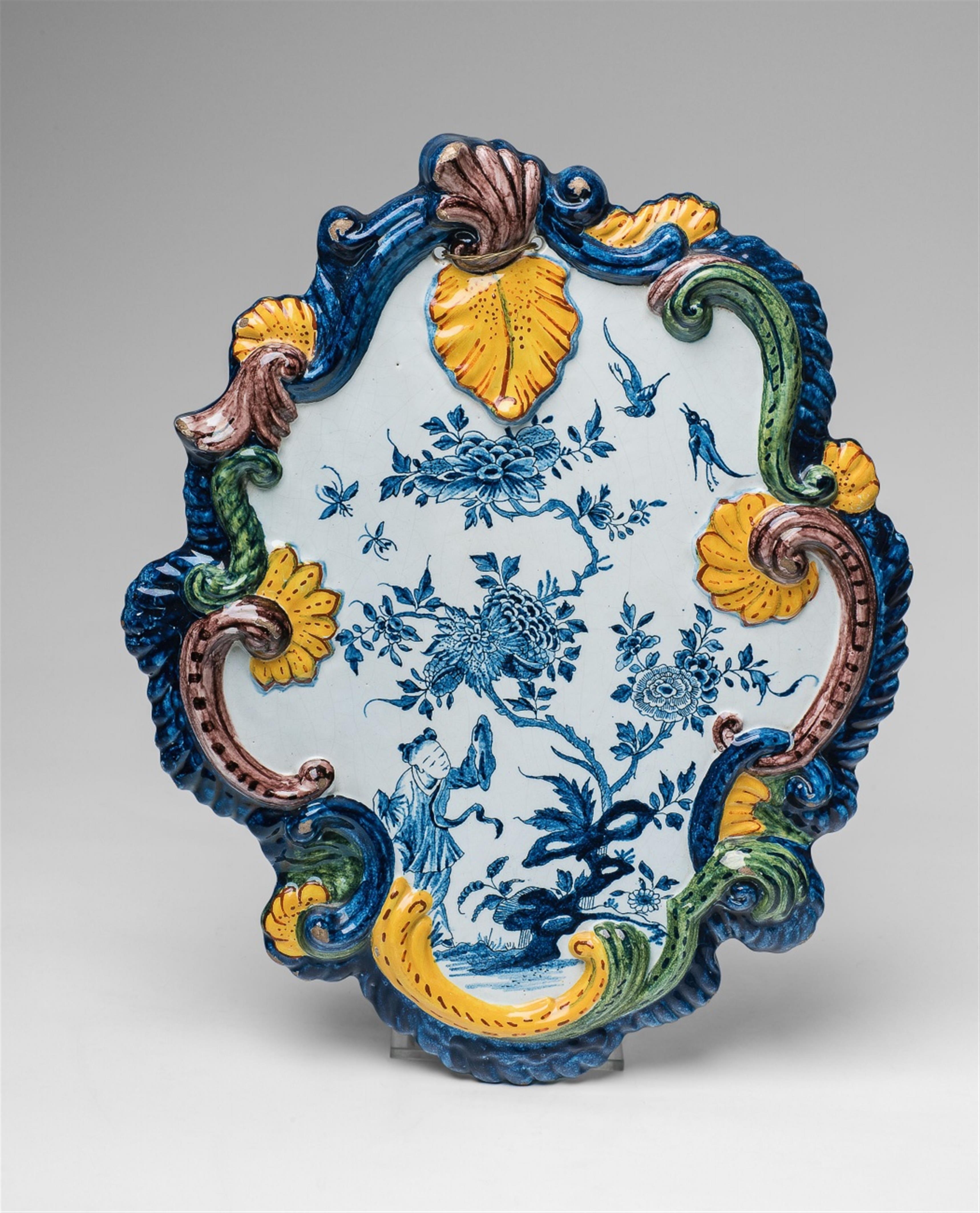 Delfter Plaque mit Chinoiserie - image-1