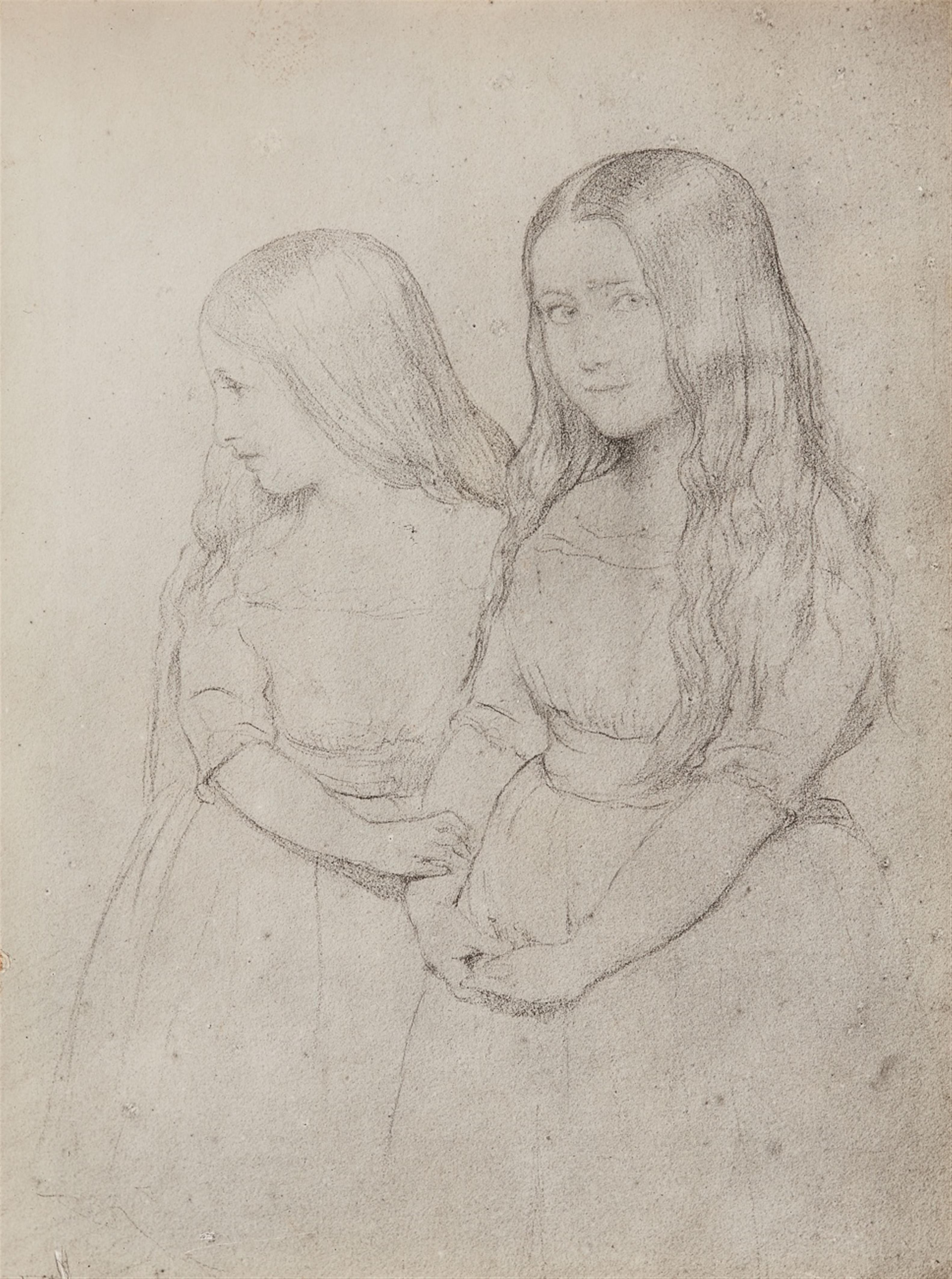 Henri Lehmann - Cosima und Blandine Liszt - image-1