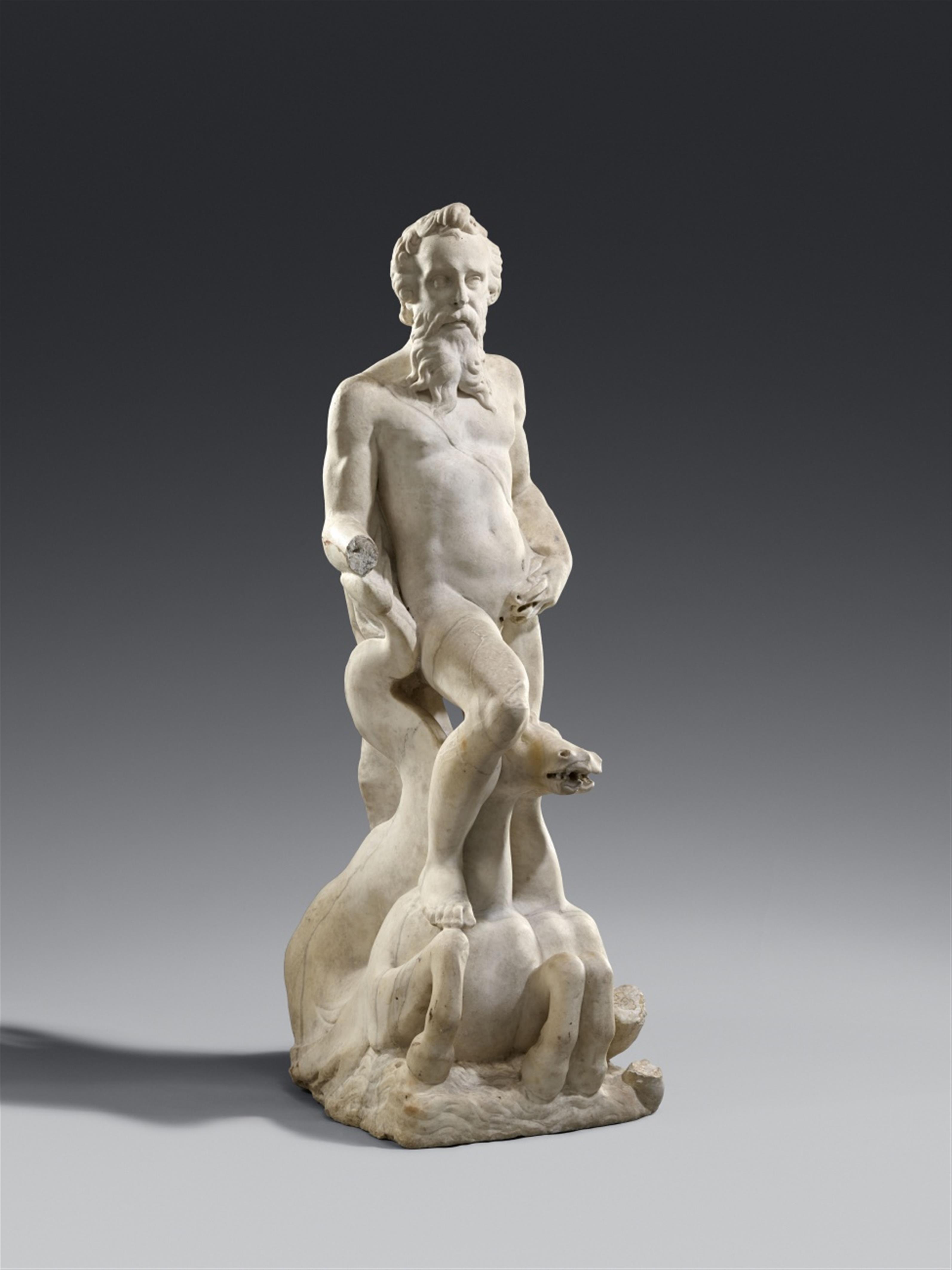 Girolamo Campagna - A marble figure of Neptune by Girolamo Campagna - image-2