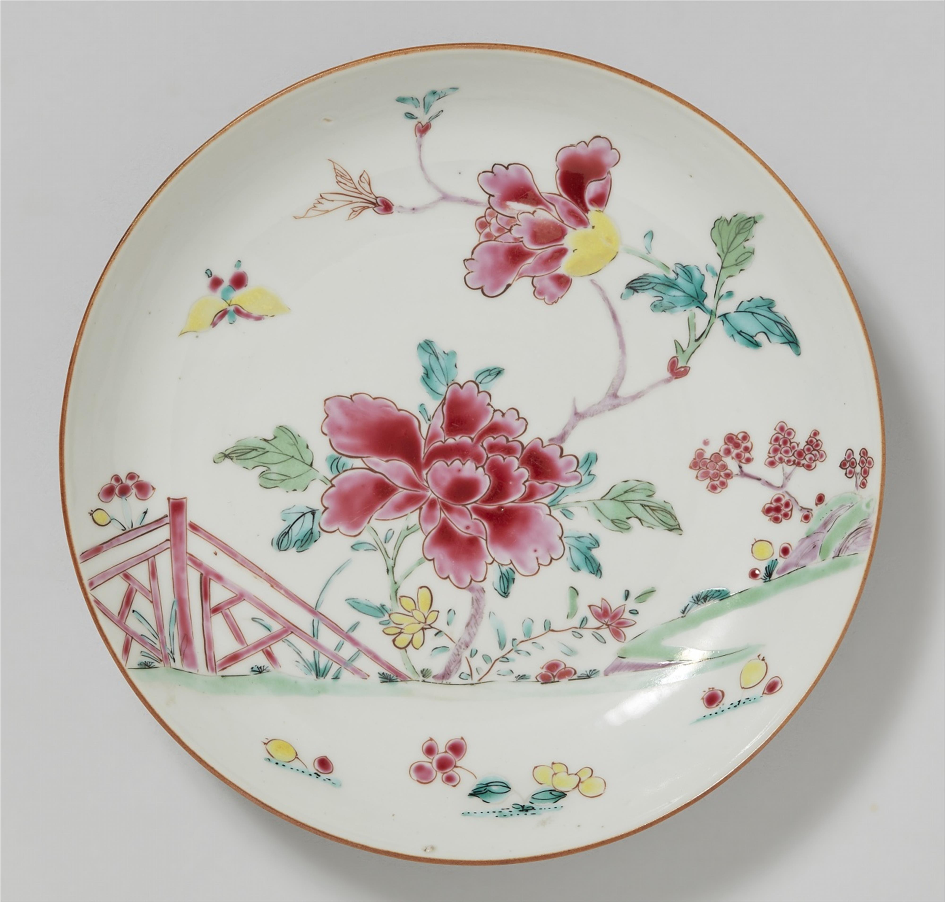 Famille rose-Schale. Qianlong-Periode (1735-1796) - image-1