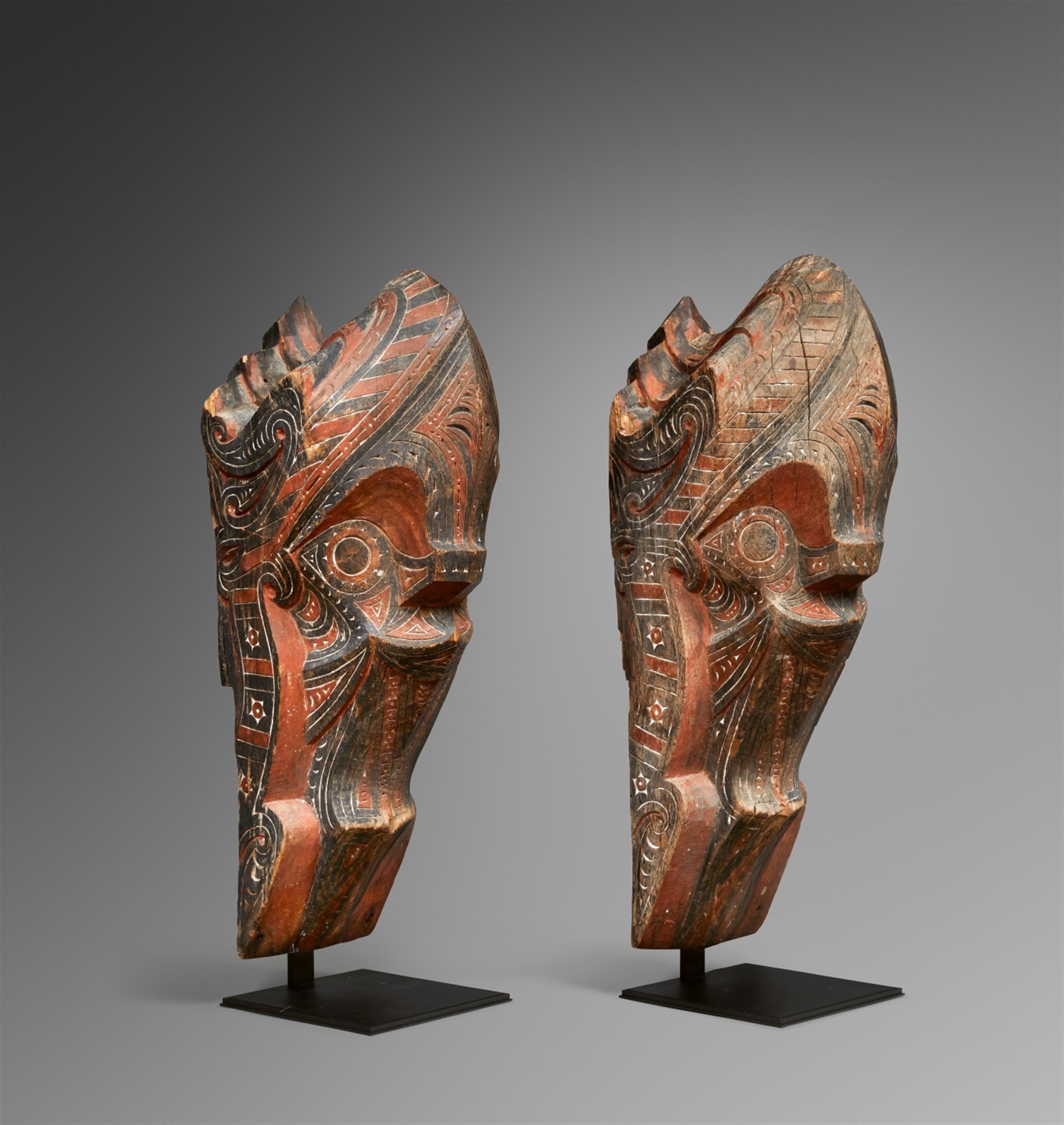 PAIR OF BATAK HOUSE ORNAMENTS - image-1