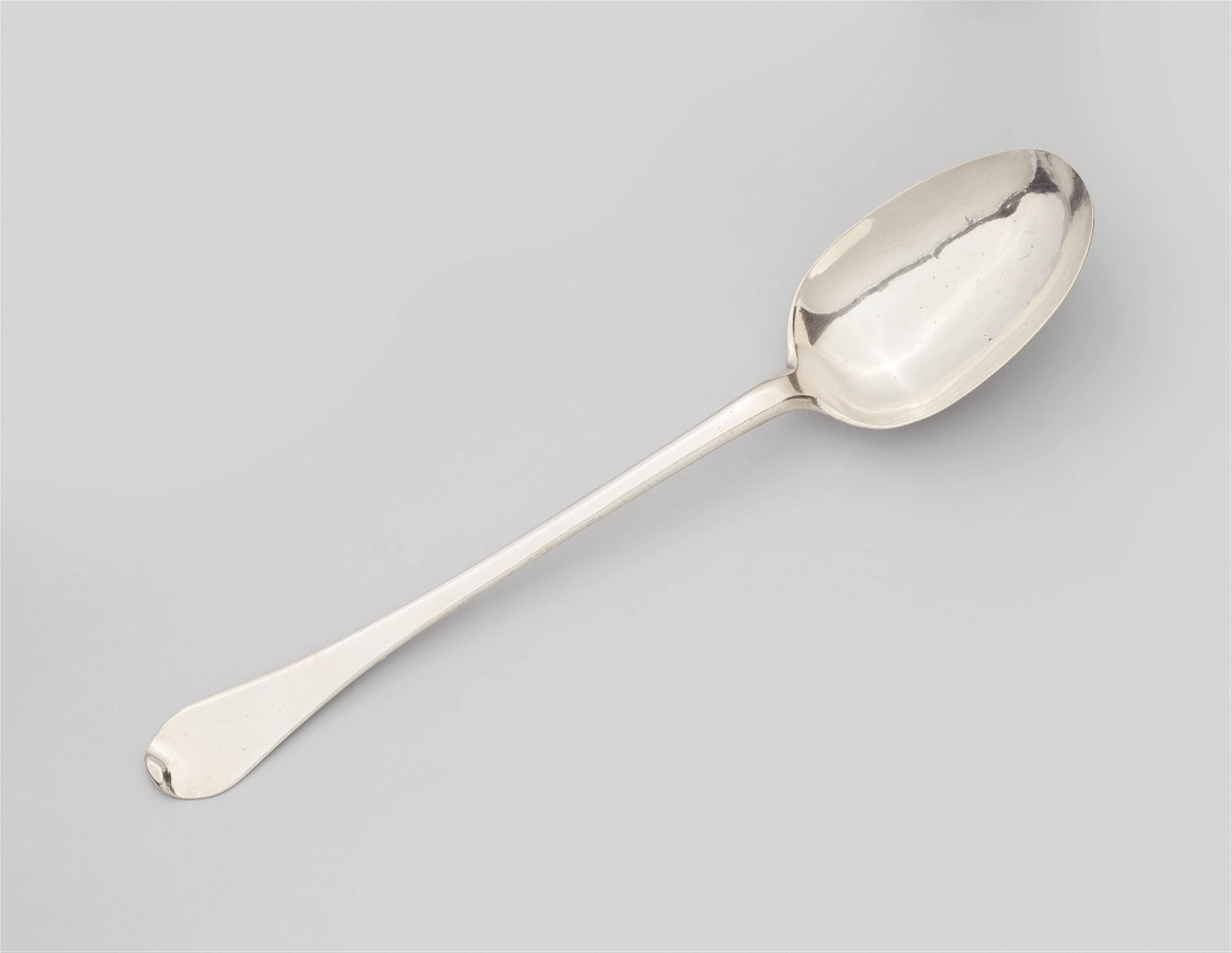 A silver dumpling spoon - image-1