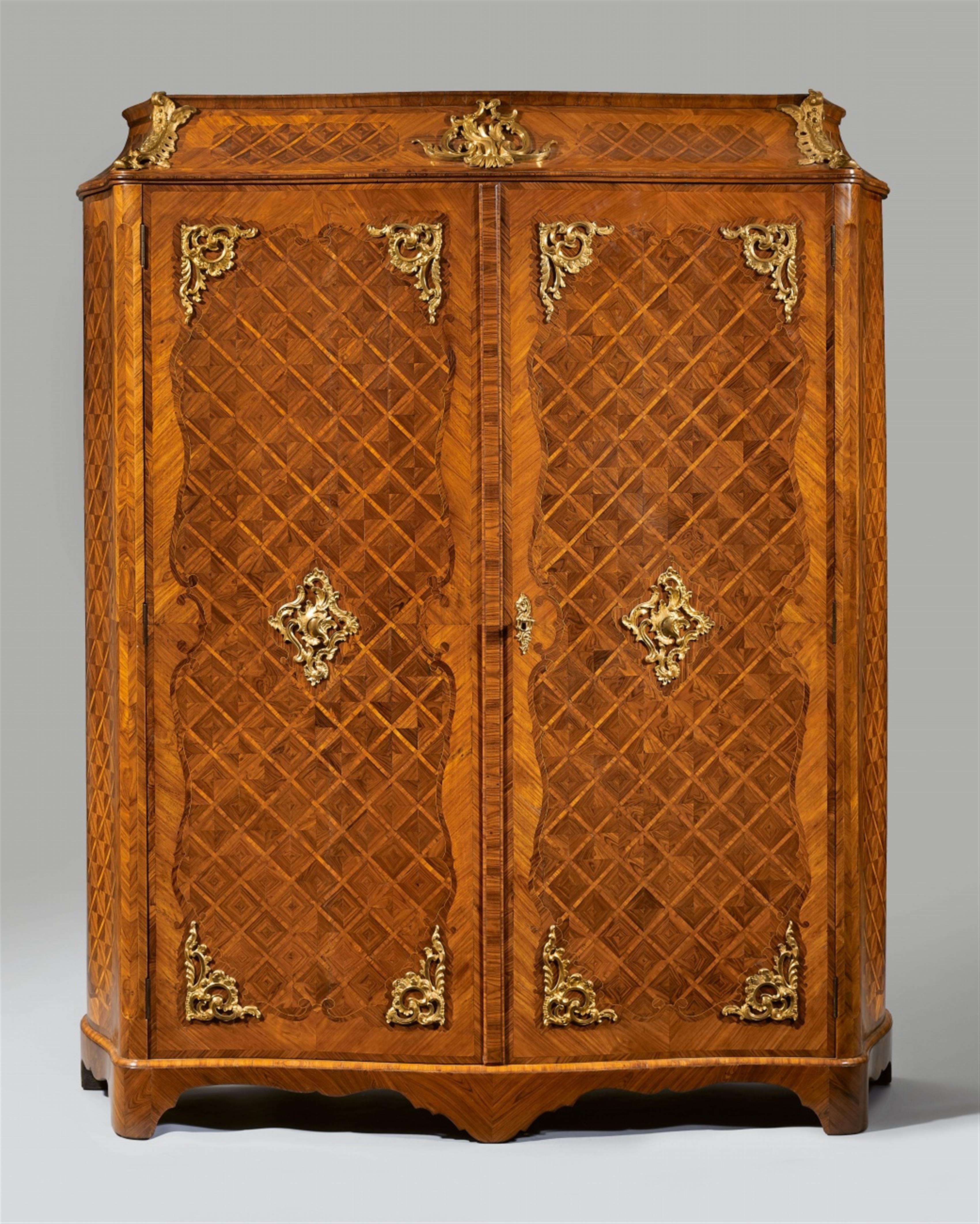 A Louis XV inlaid cabinet - image-1