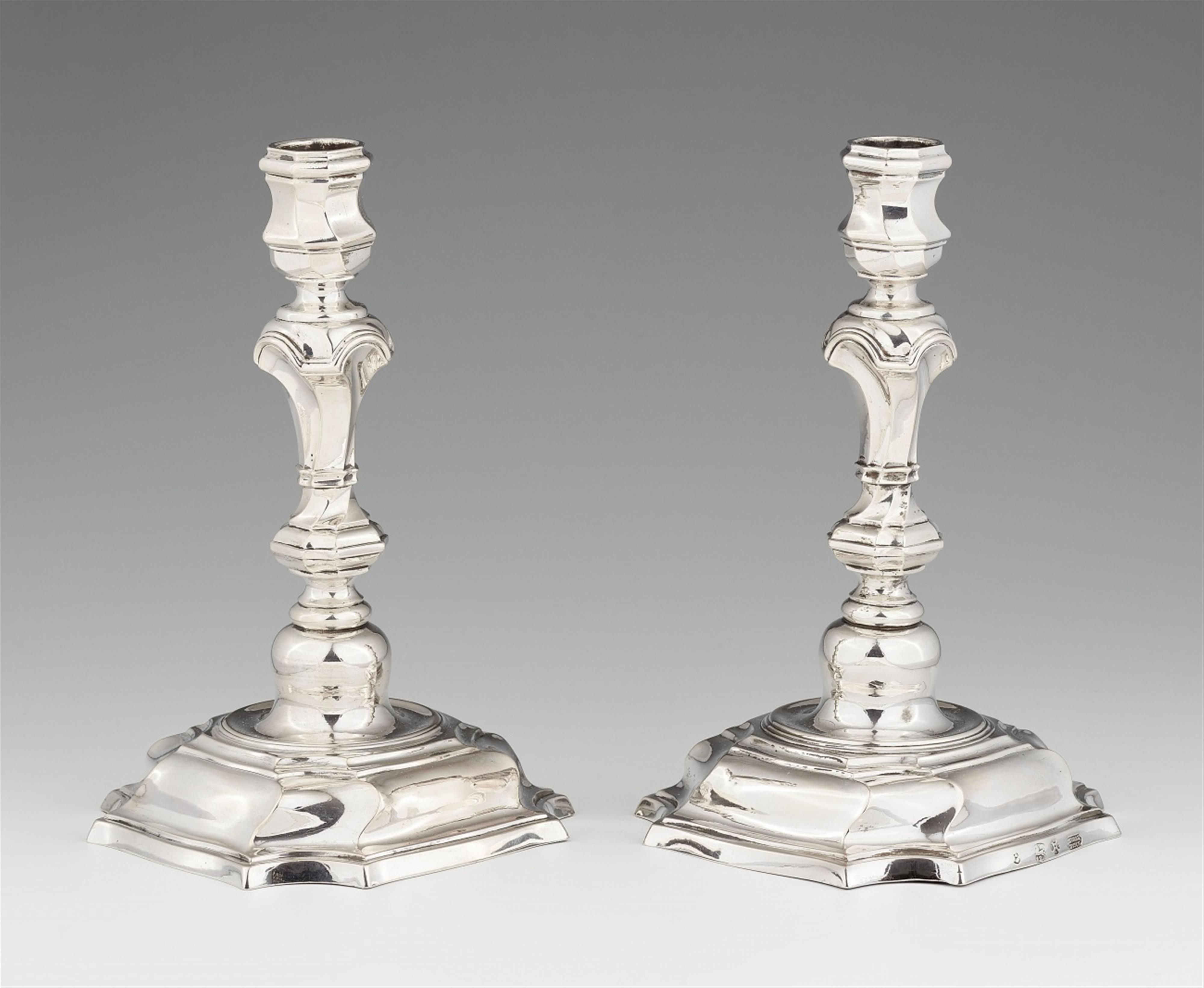 A pair of Hameln silver candlesticks - image-1
