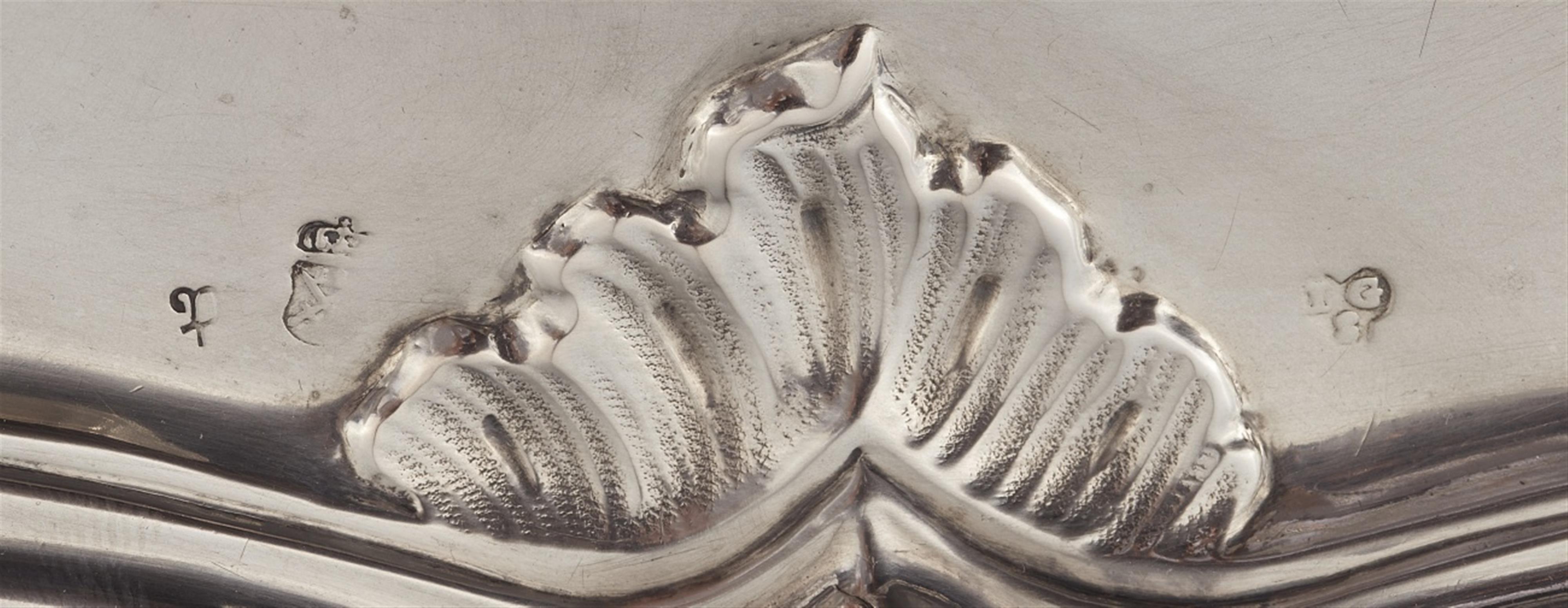 A Dresden Rococo silver platter - image-2