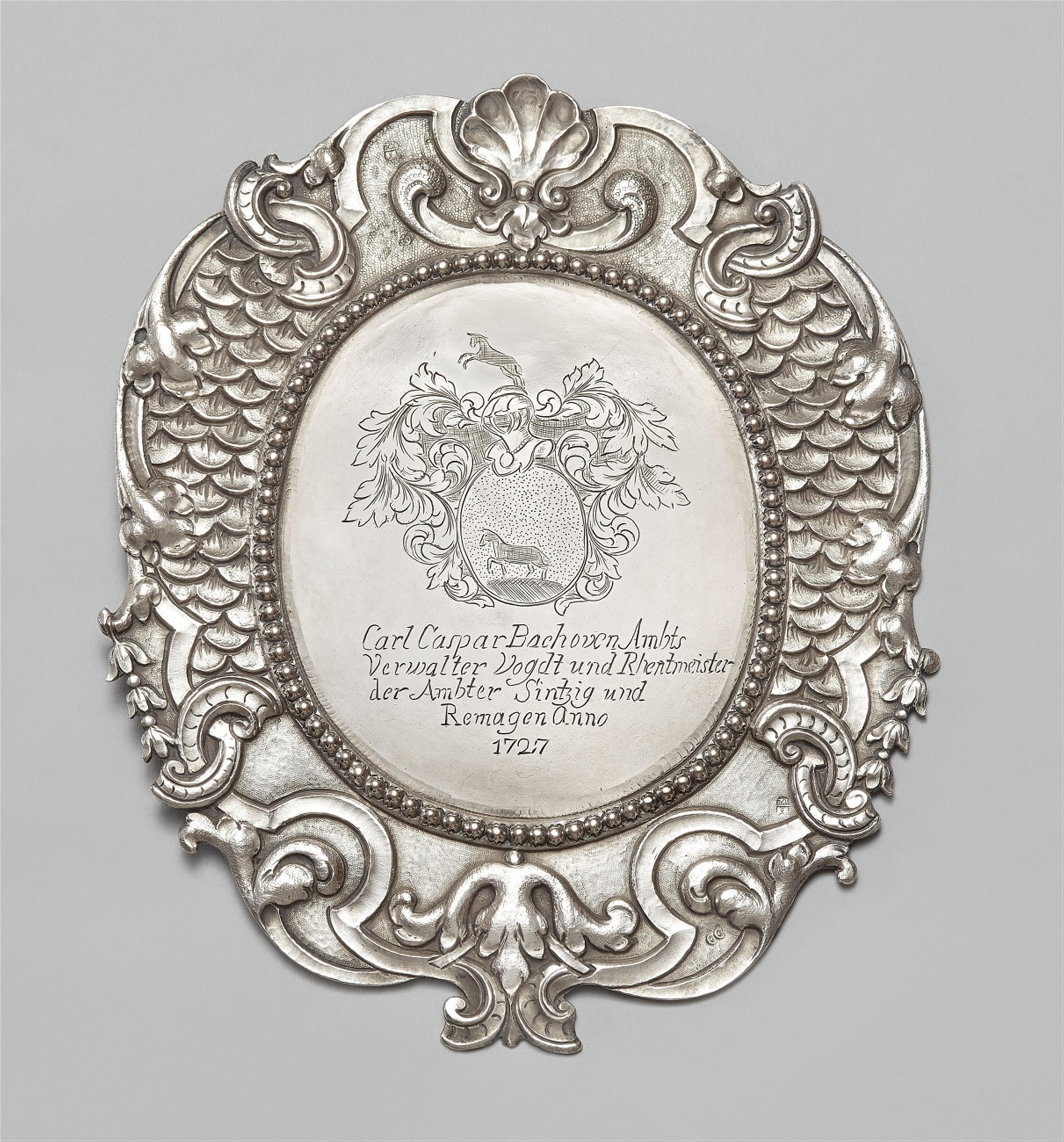 A Sinzig silver official shield - image-1