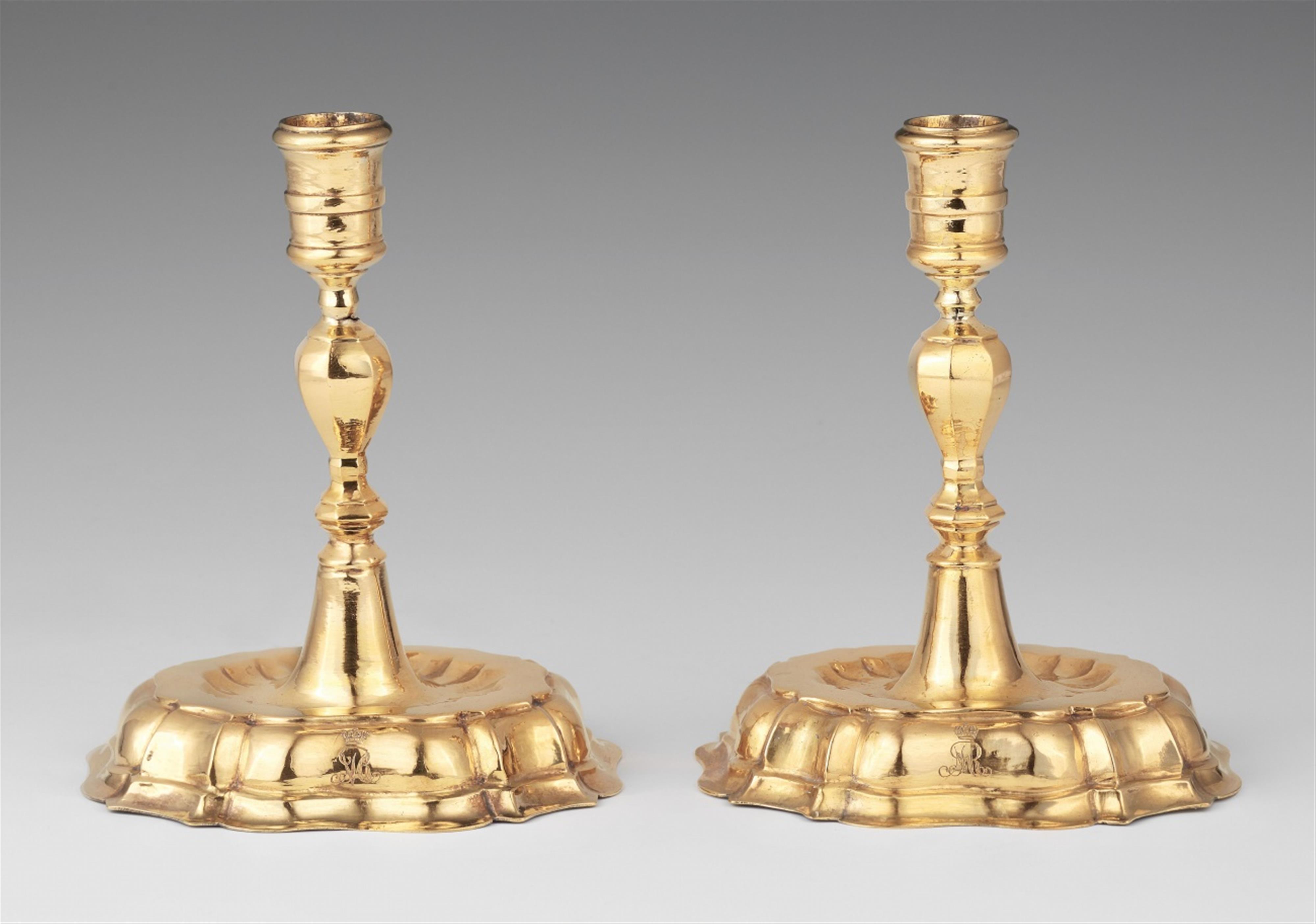 A pair of Breslau silver candlesticks - image-1