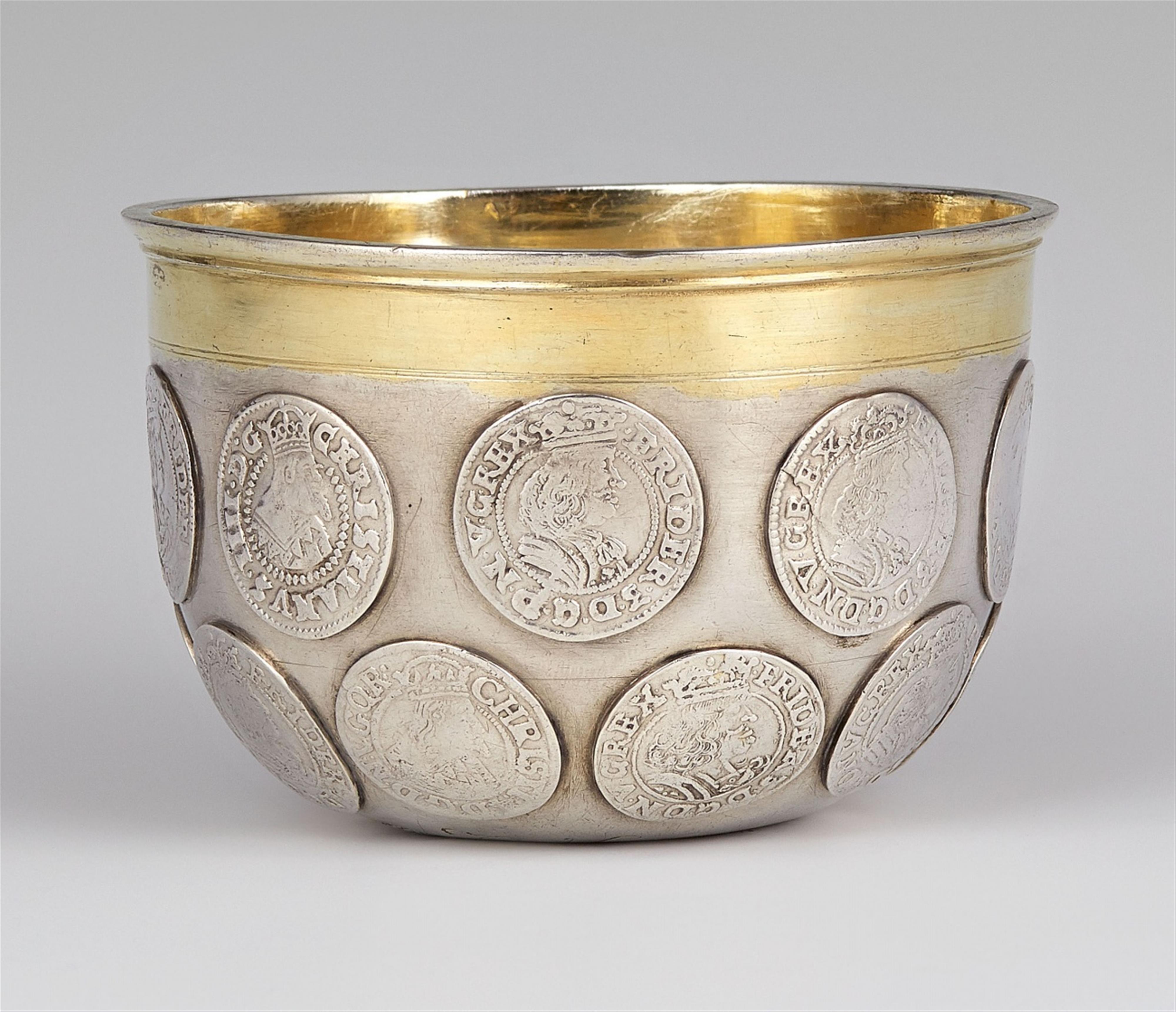 A Copenhagen silver coin beaker - image-1
