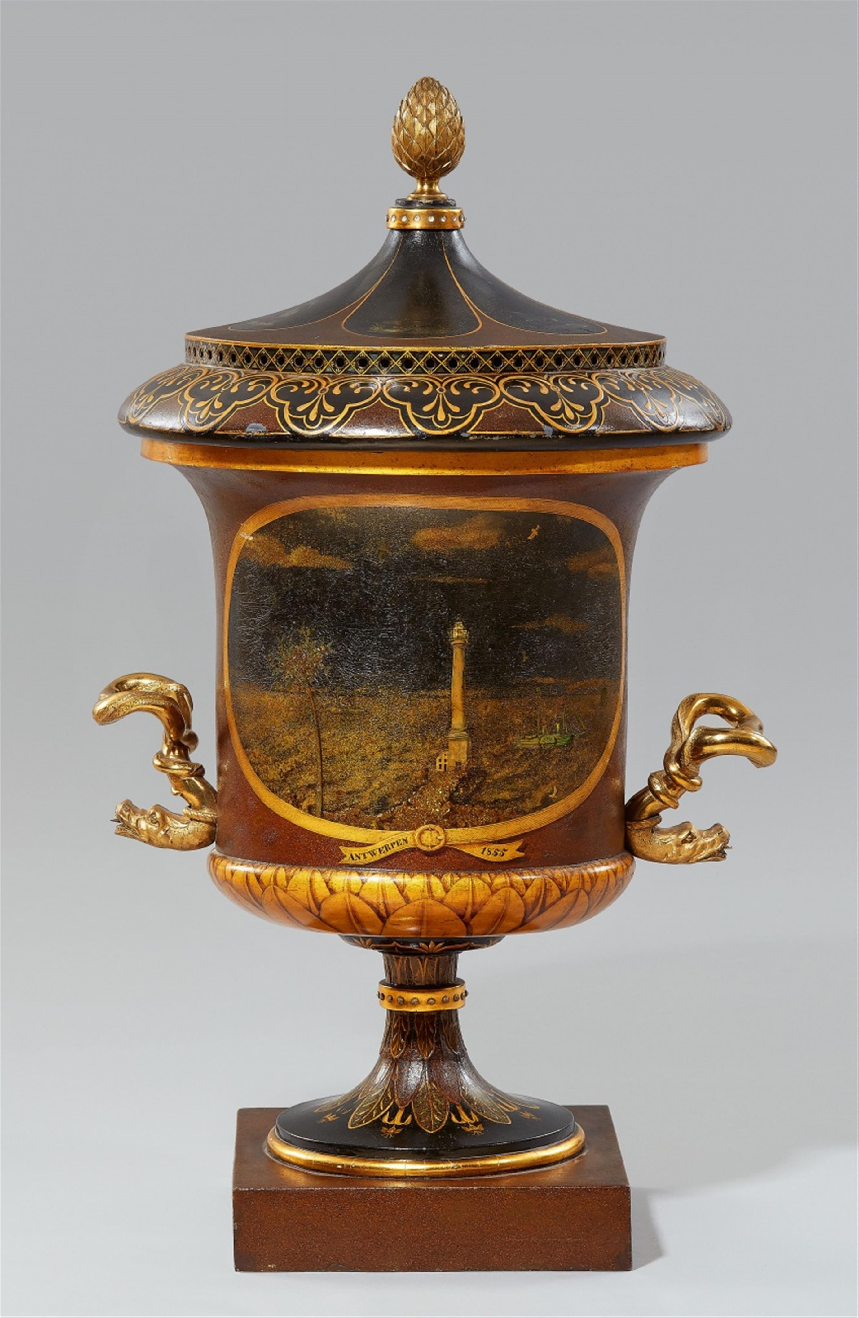 A large krater-form vase with maritime motifs - image-2