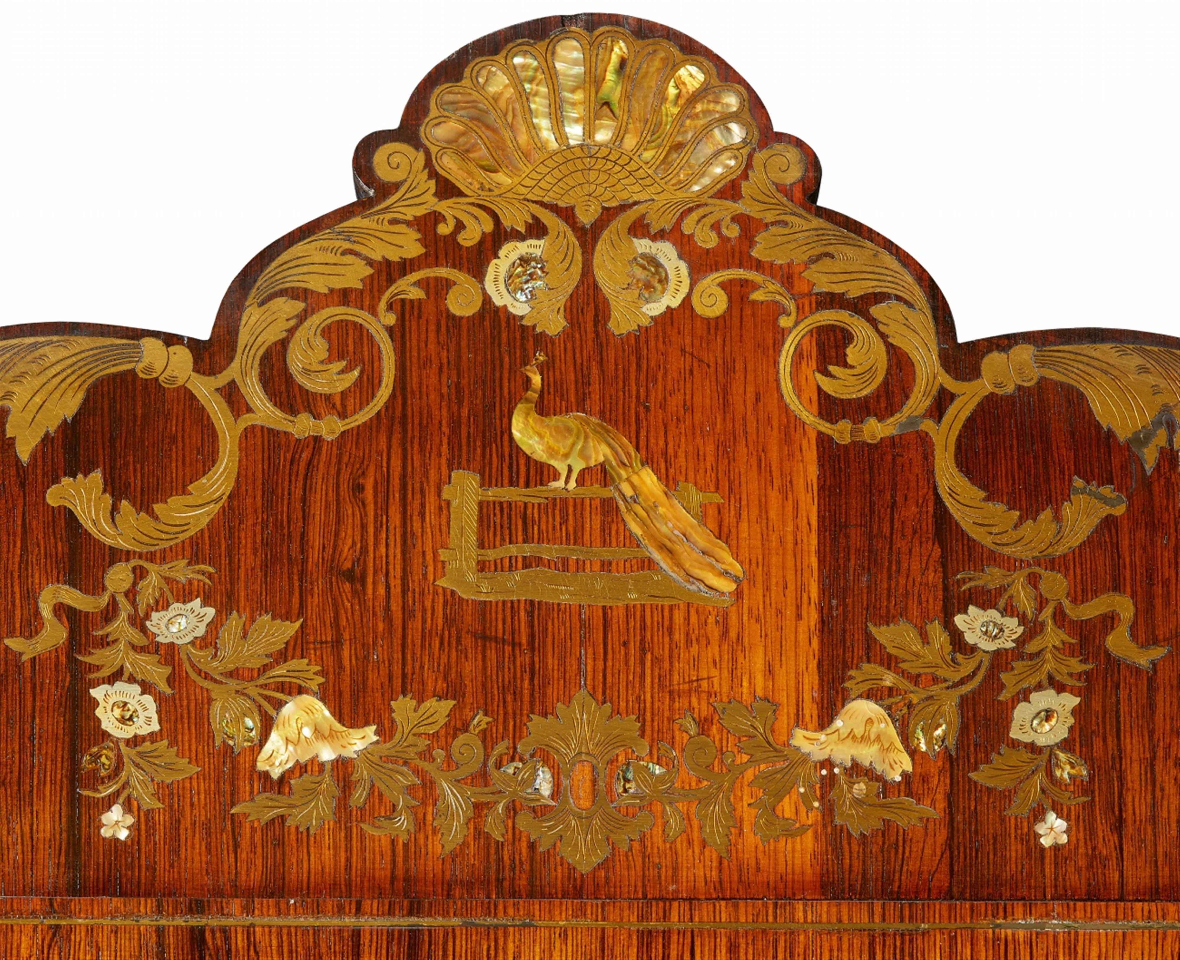 A Munich inlaid cabinet on stand - image-2