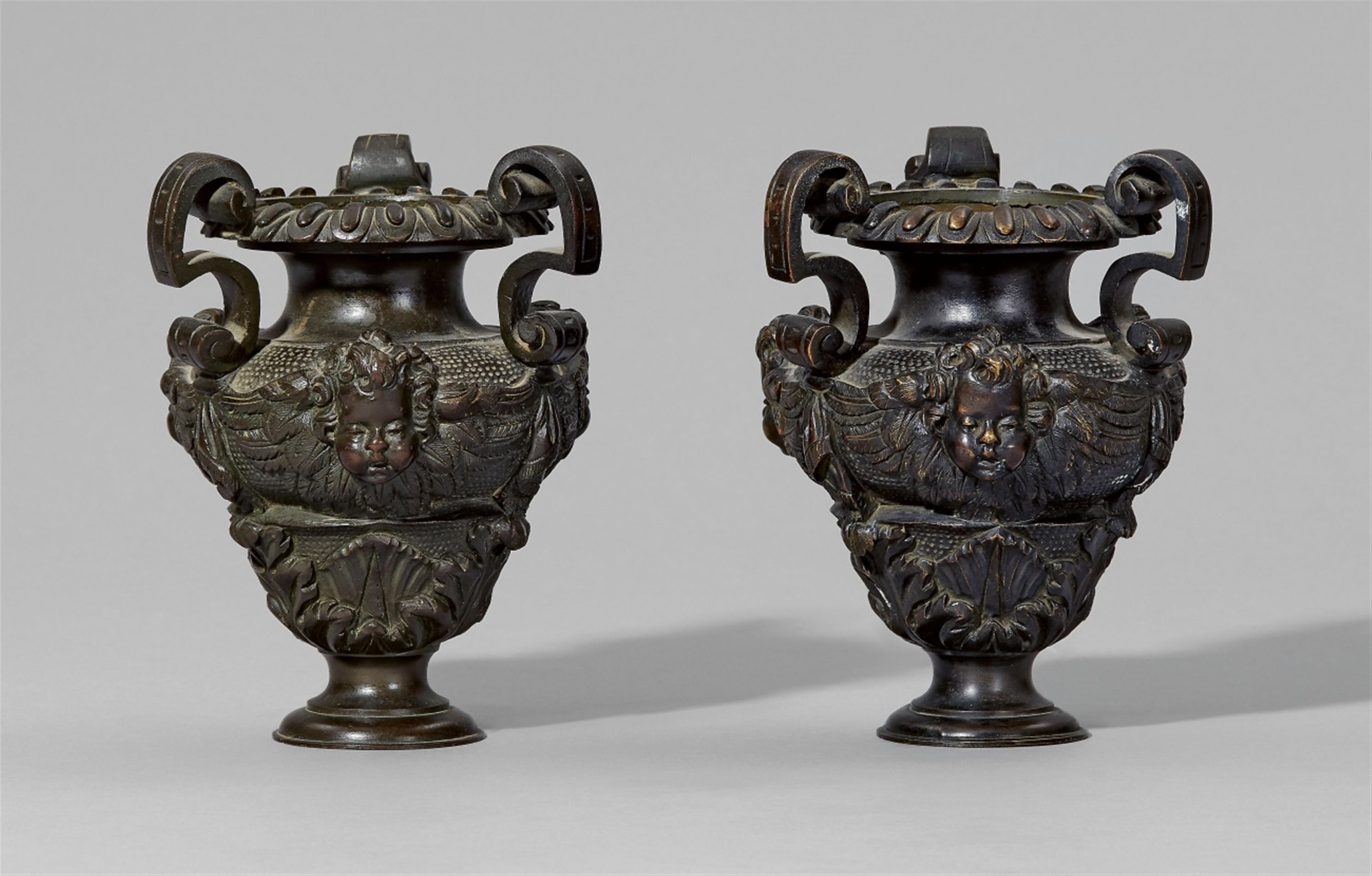 Vases from a pair of andirons - image-2