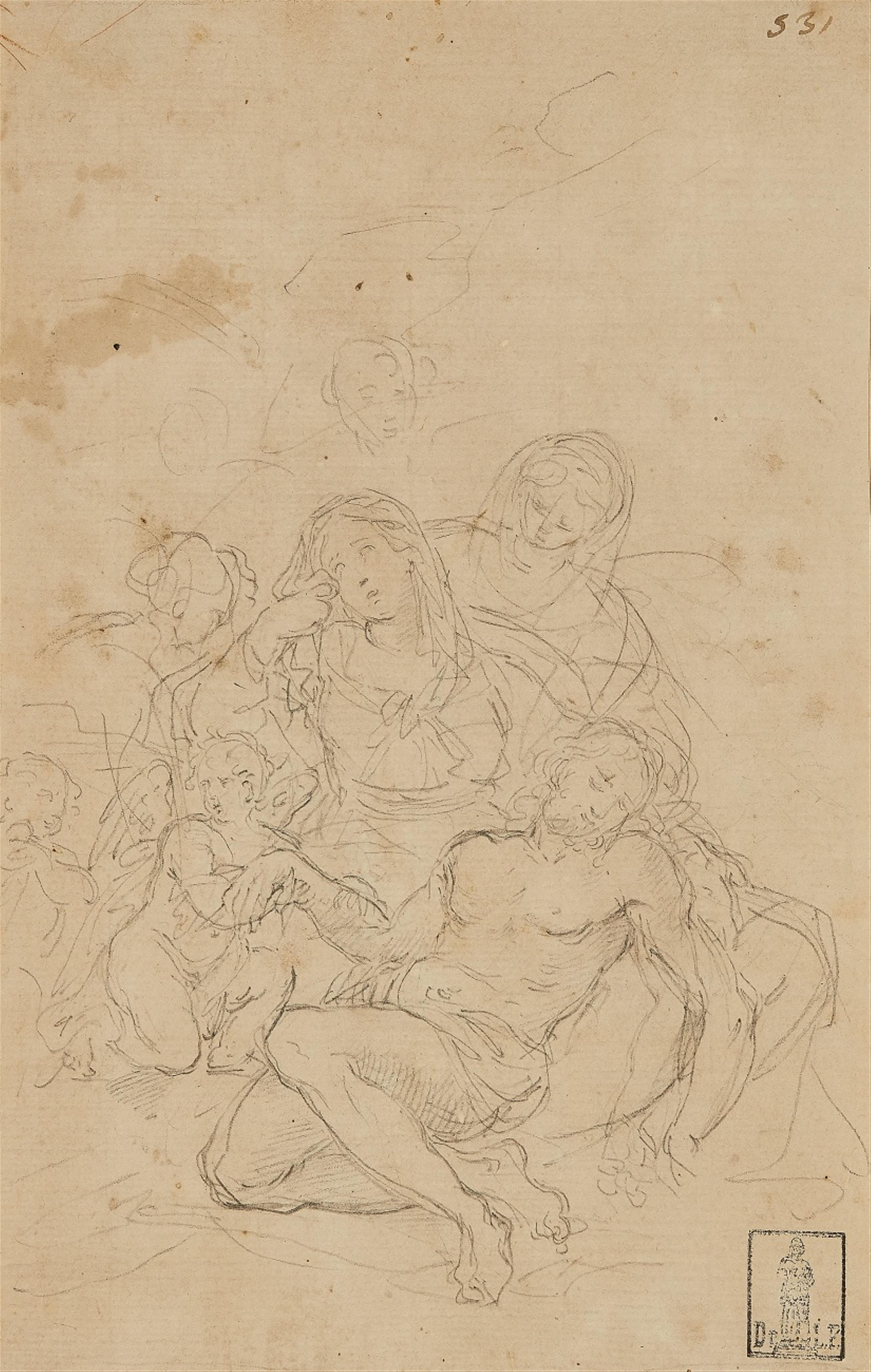 Italian School 17th century - The Lamentation of Christ - image-1