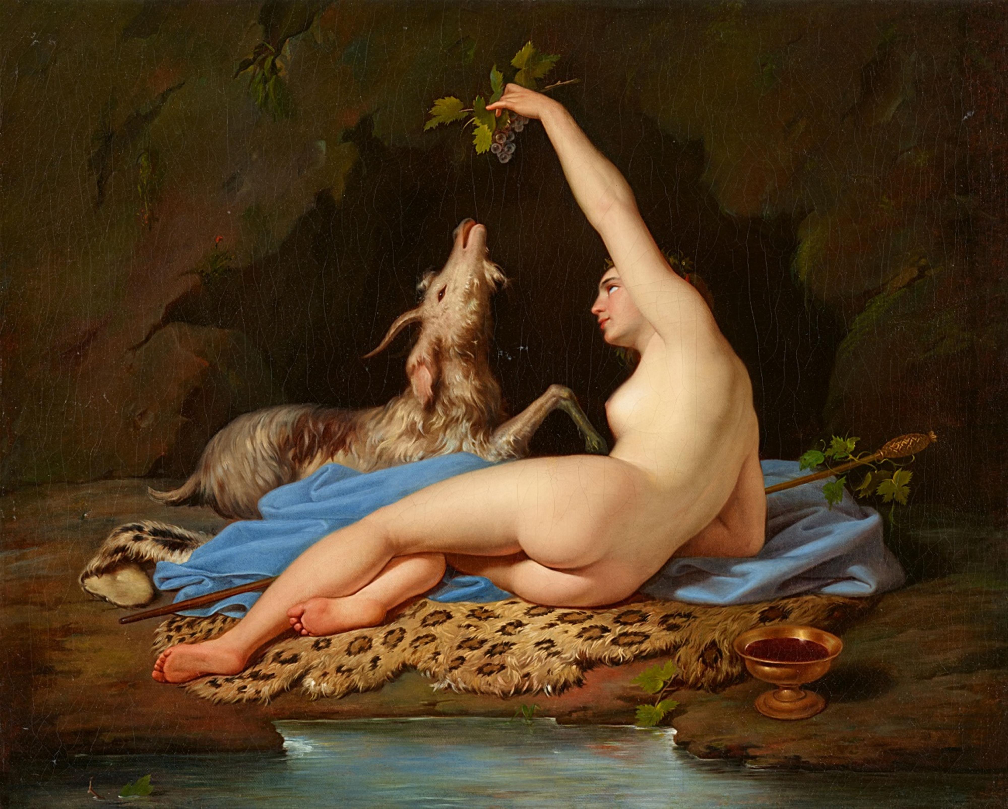 Franz Ludwig Catel, after - Maenad with a Goat - image-1