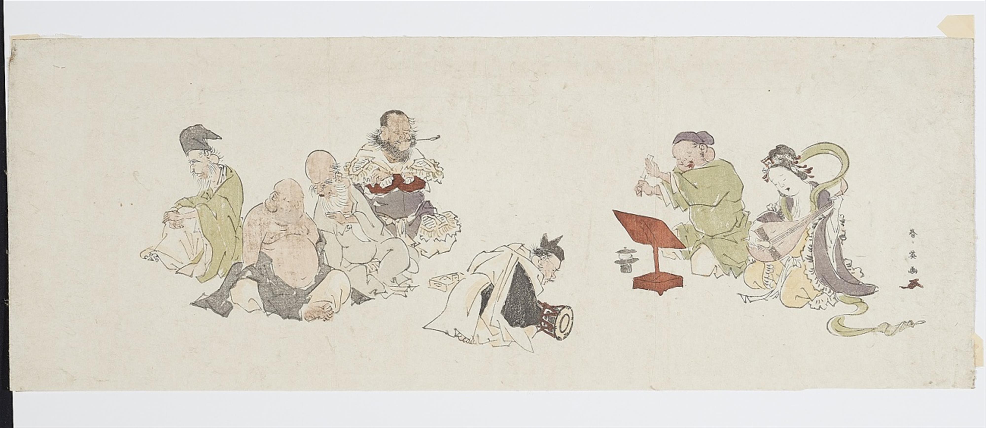Kitagawa Utamaro - Kitagawa Utamaro (1754-1806), Hosoda Eishi (1756-1829) and Katsukawa Shun’ei (1762-1819) - image-4