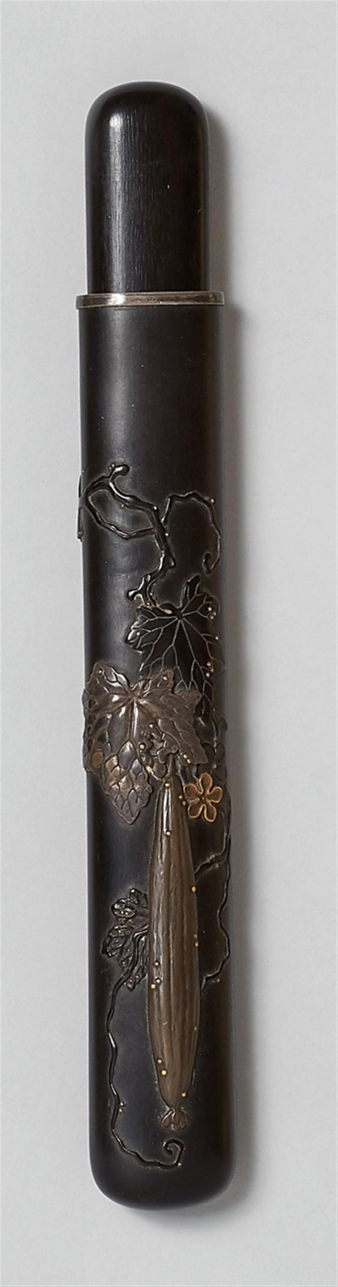 A blackwood kiseruzutsu. Late 19th century - image-1