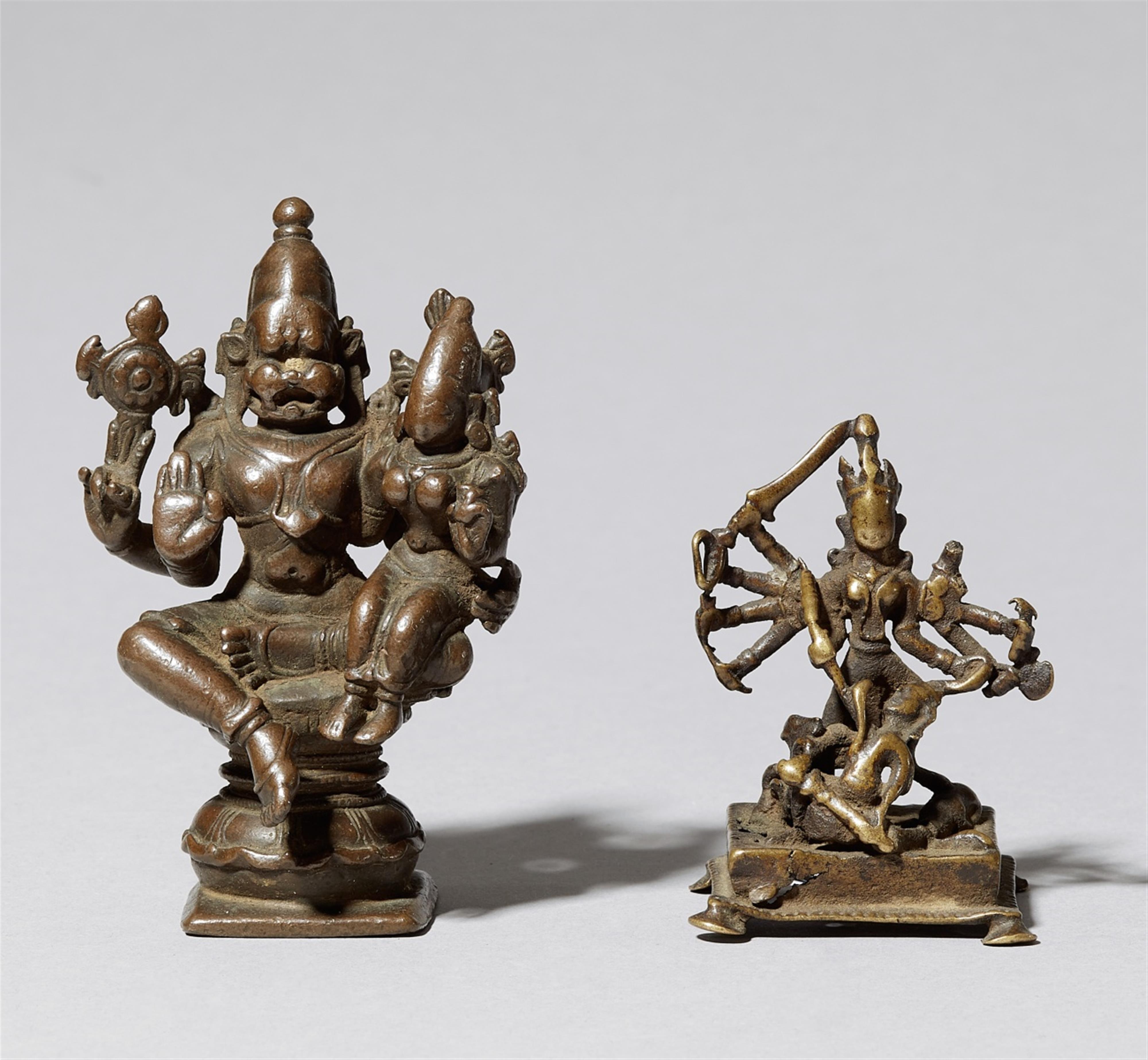 Two Southern India copper alloy figures. 17th/19th century - image-1