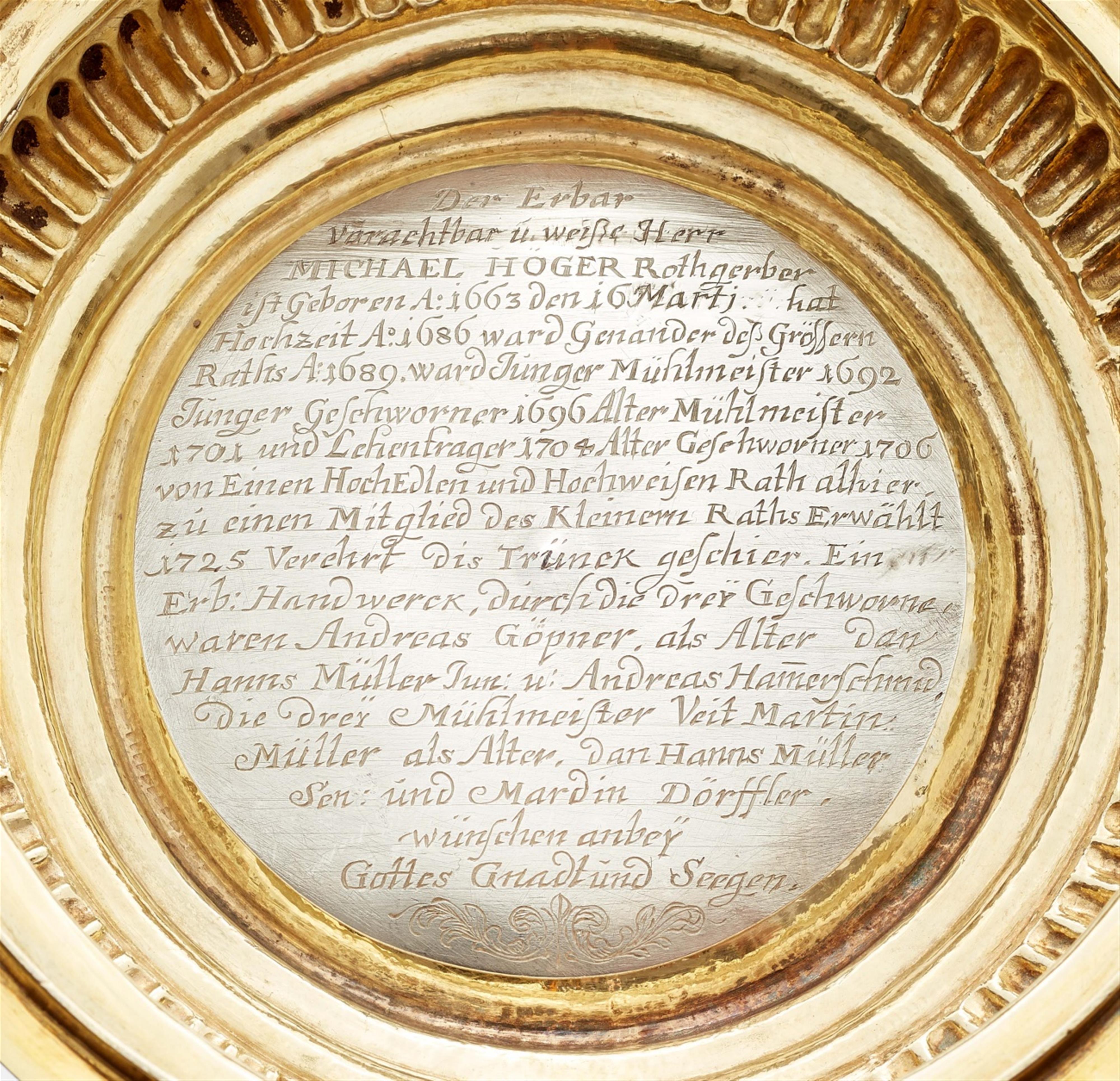 An important Nuremberg silver gilt council goblet - image-3