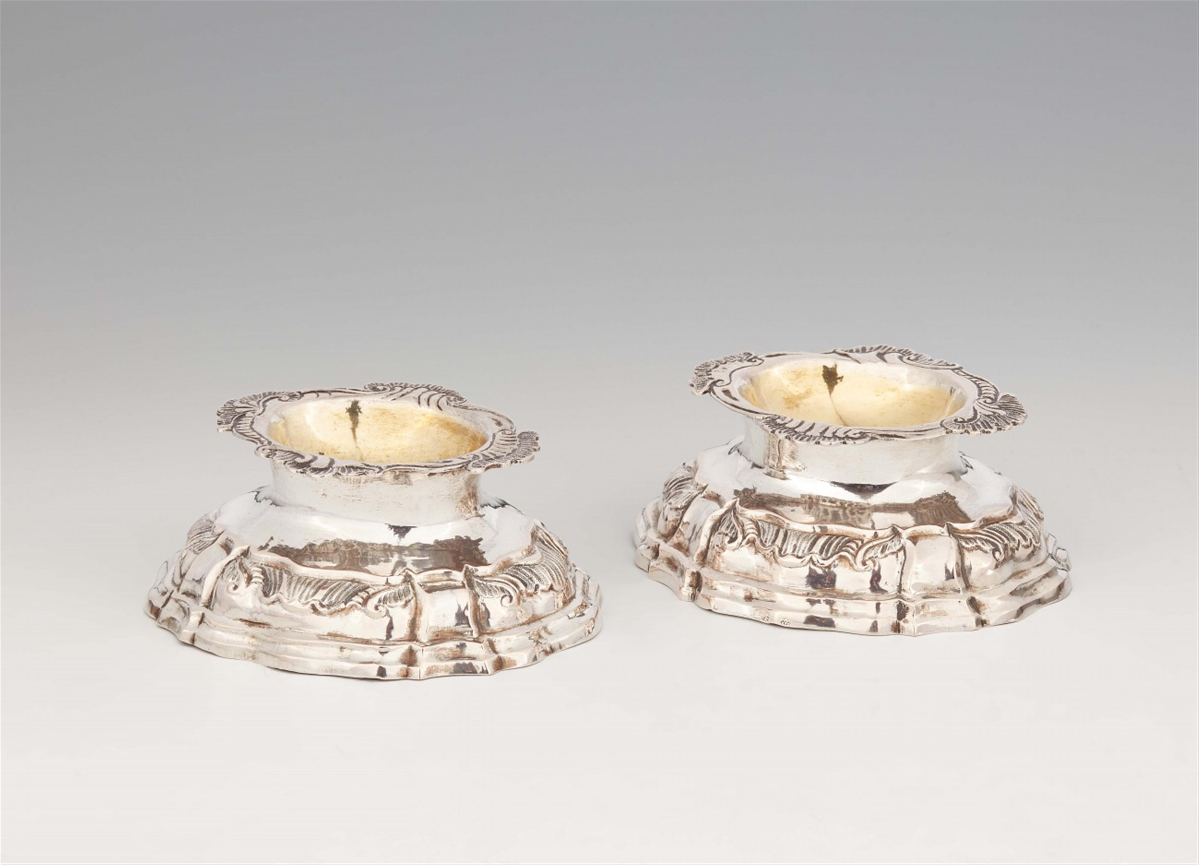 A pair of Flensburg silver salts - image-1