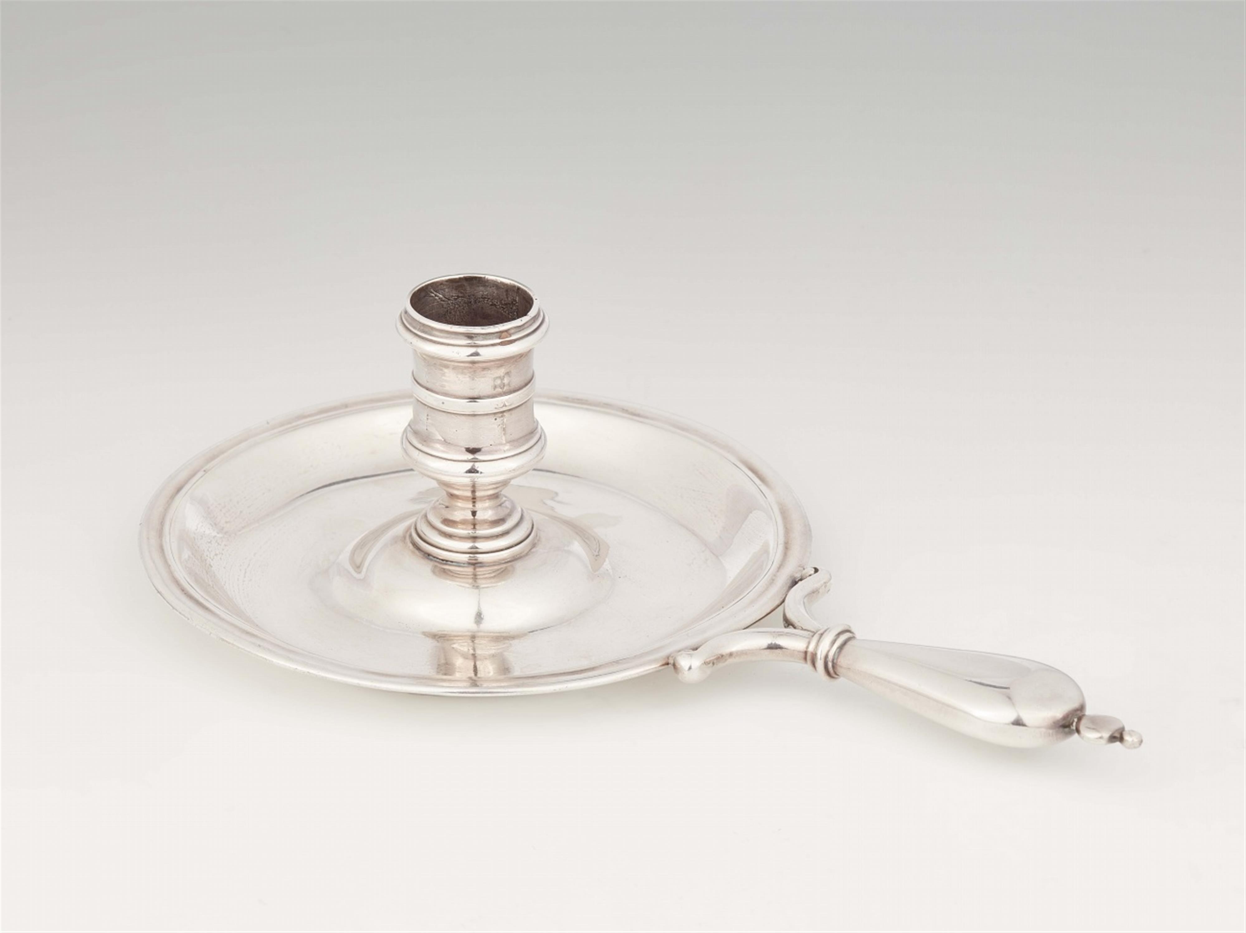 A George III silver chamberstick - image-1