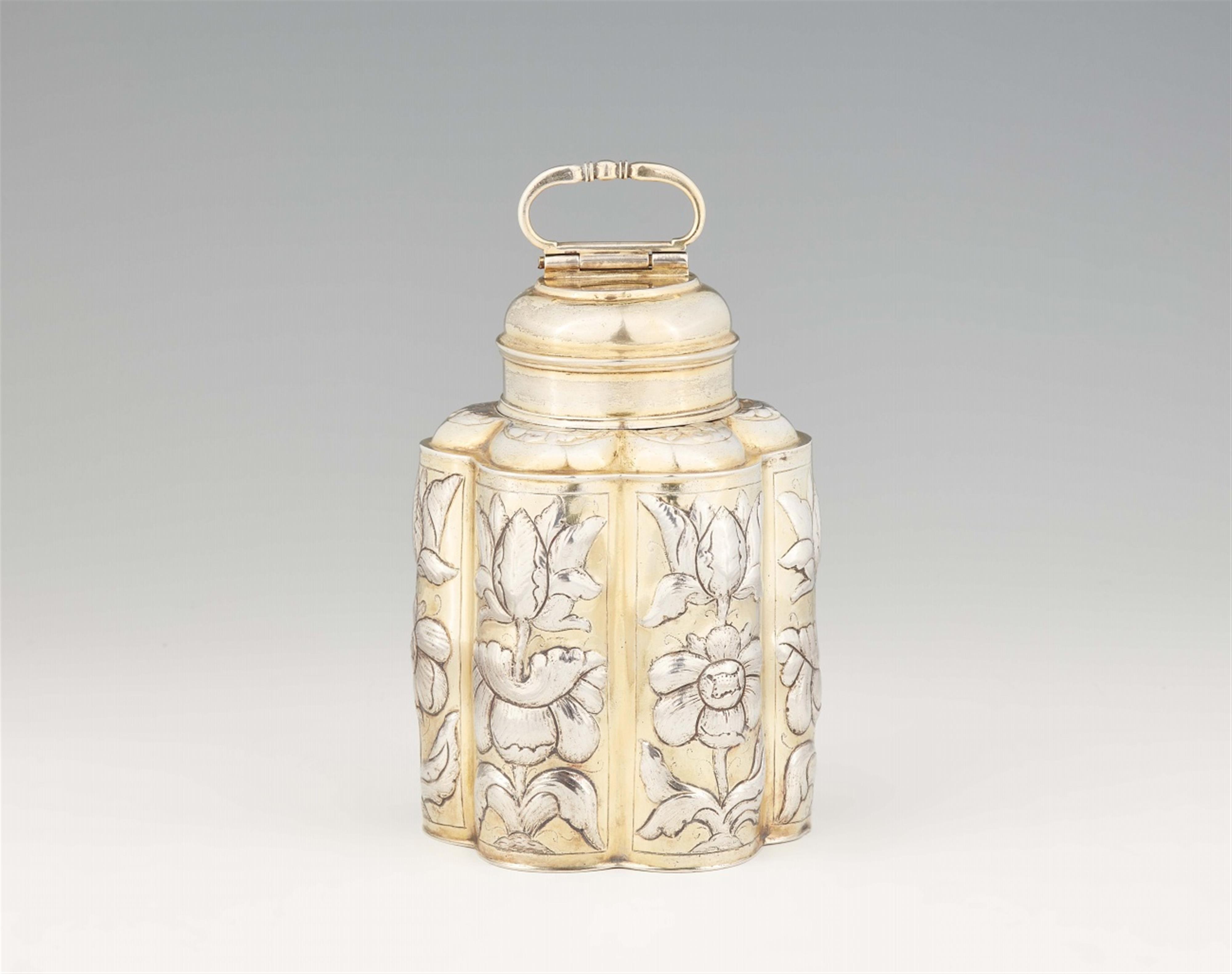 A Gdansk parcel gilt silver canister - image-1