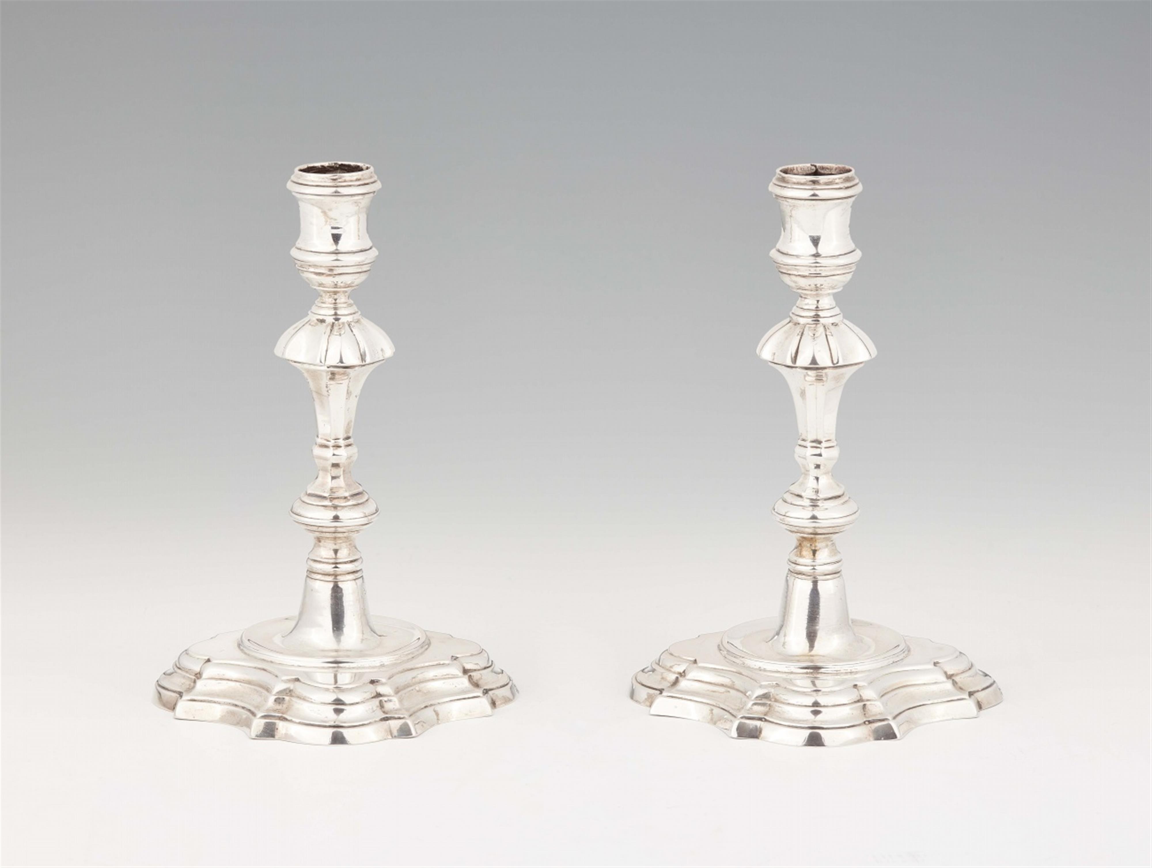A pair of Gdansk silver candlesticks - image-1
