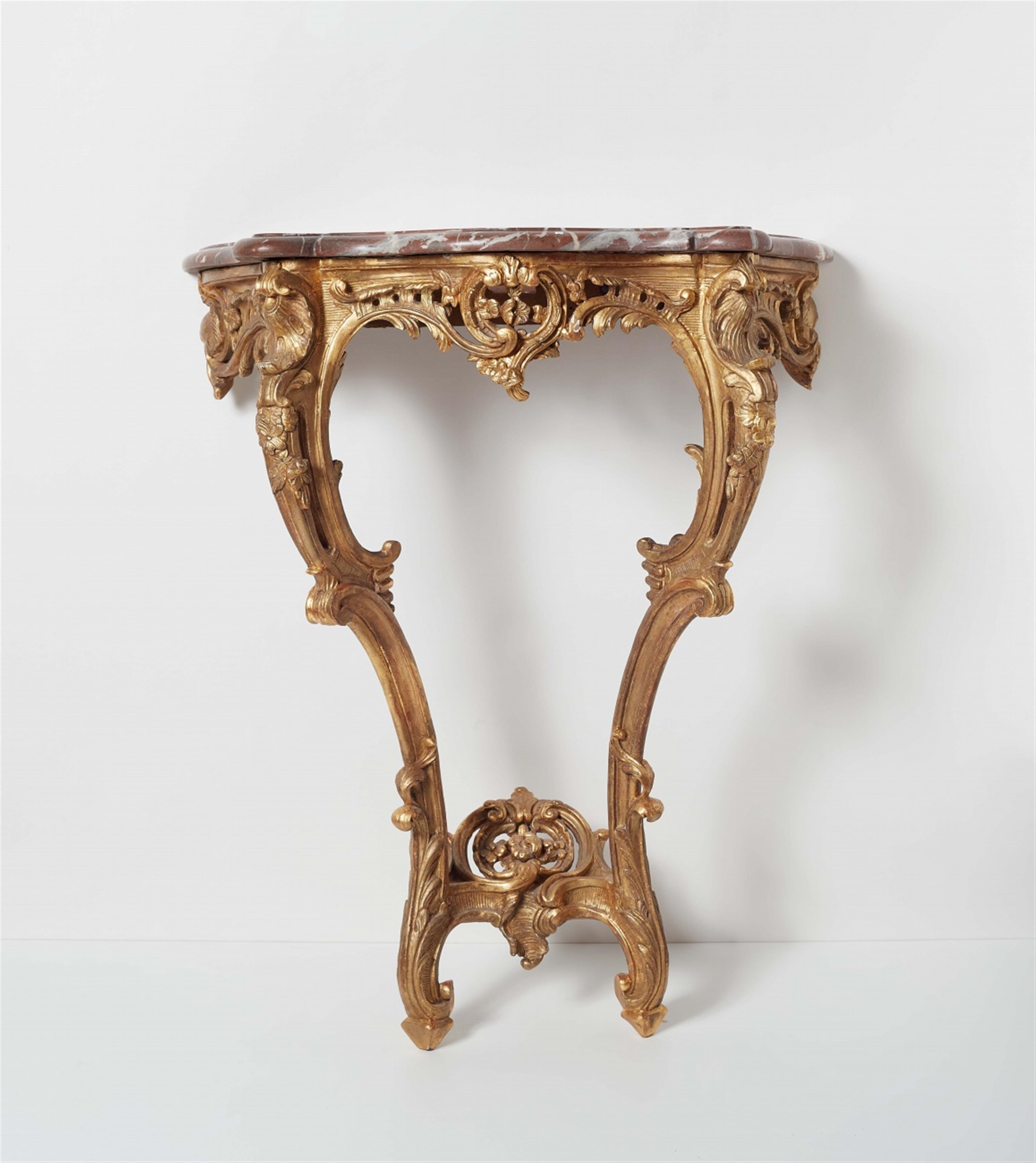 A Louis XV giltwood bracket - image-1