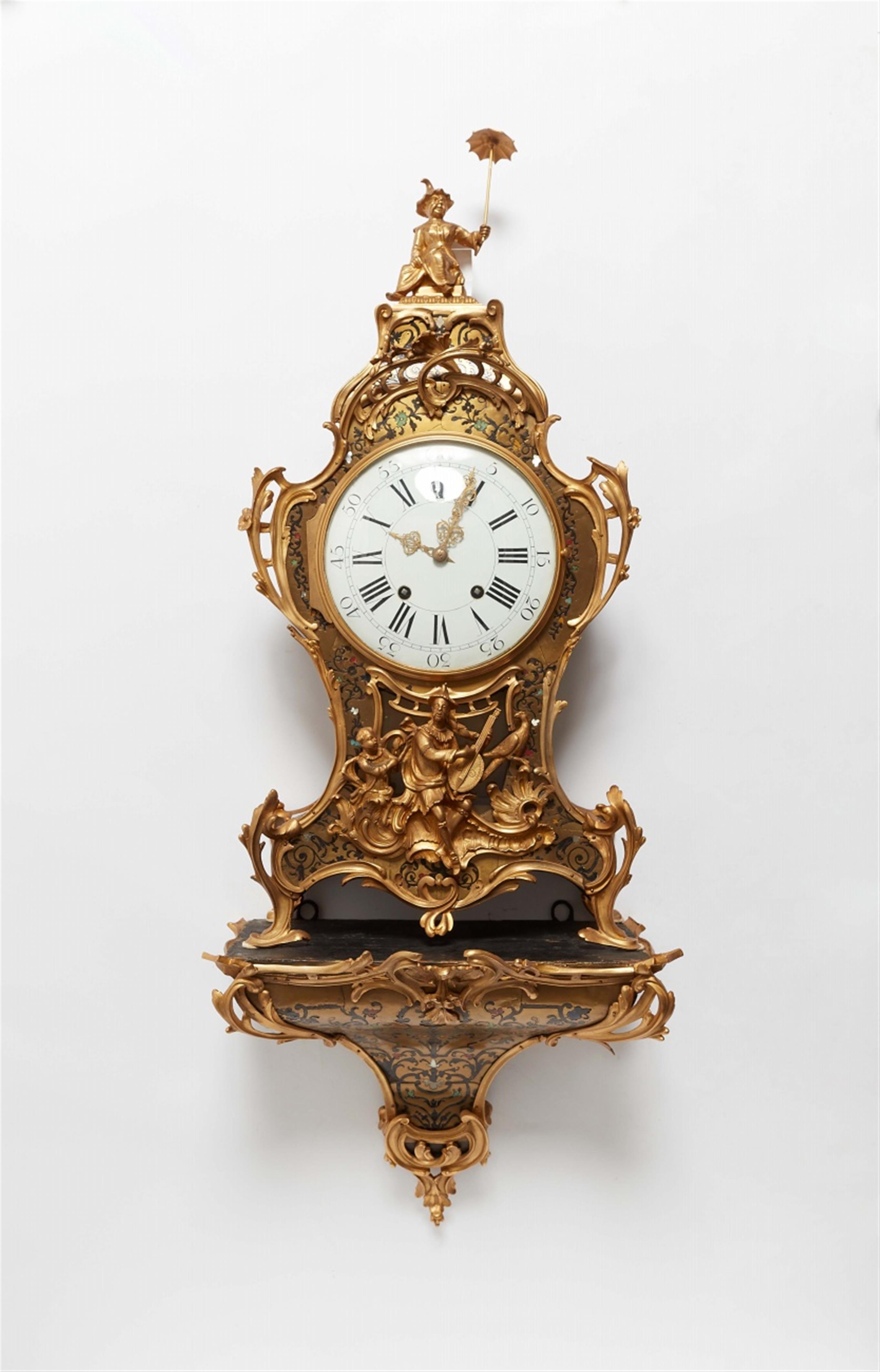 A Parisian Louis XV cartel clock - image-1