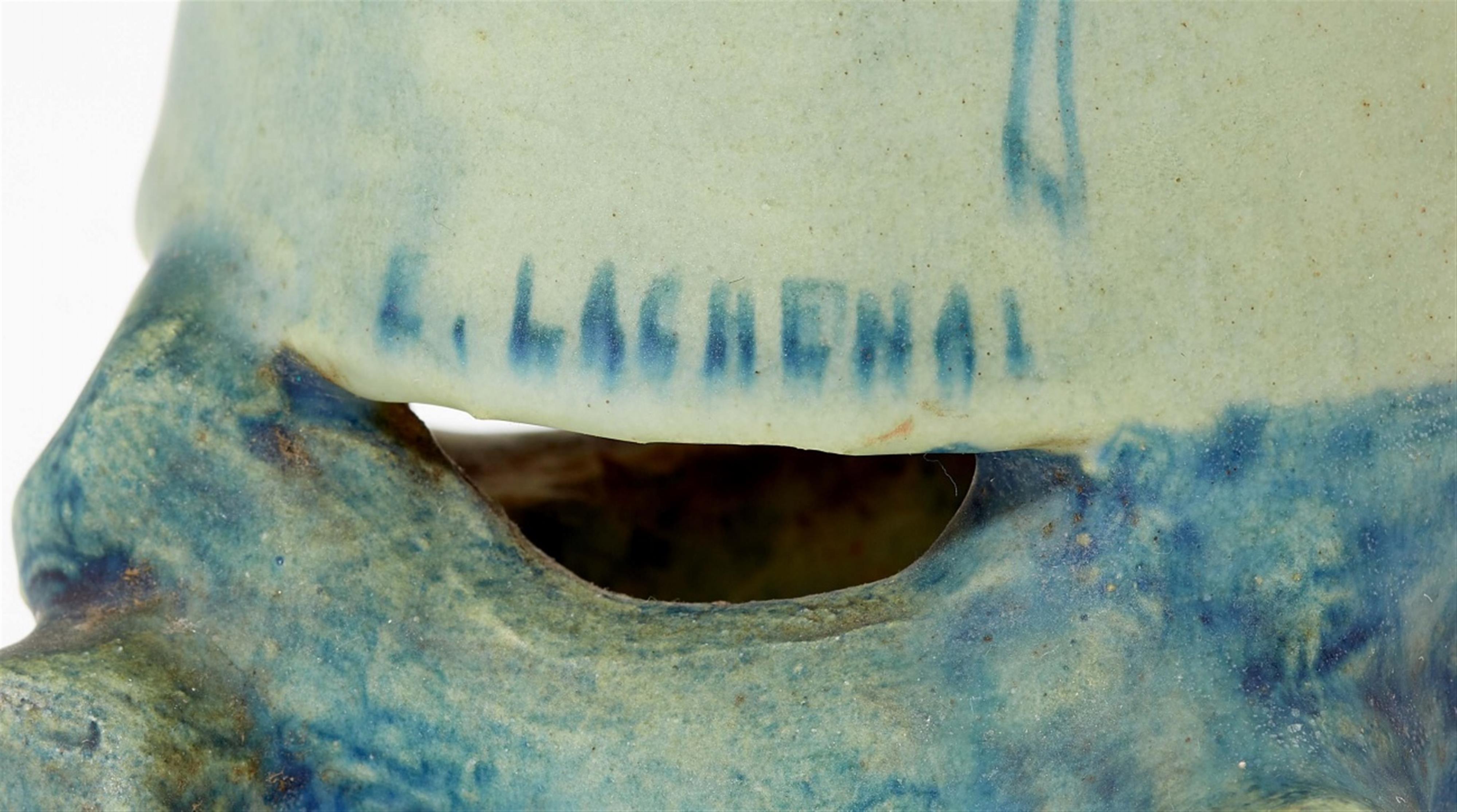 A stoneware vase "Pichet aux clématites" - image-2