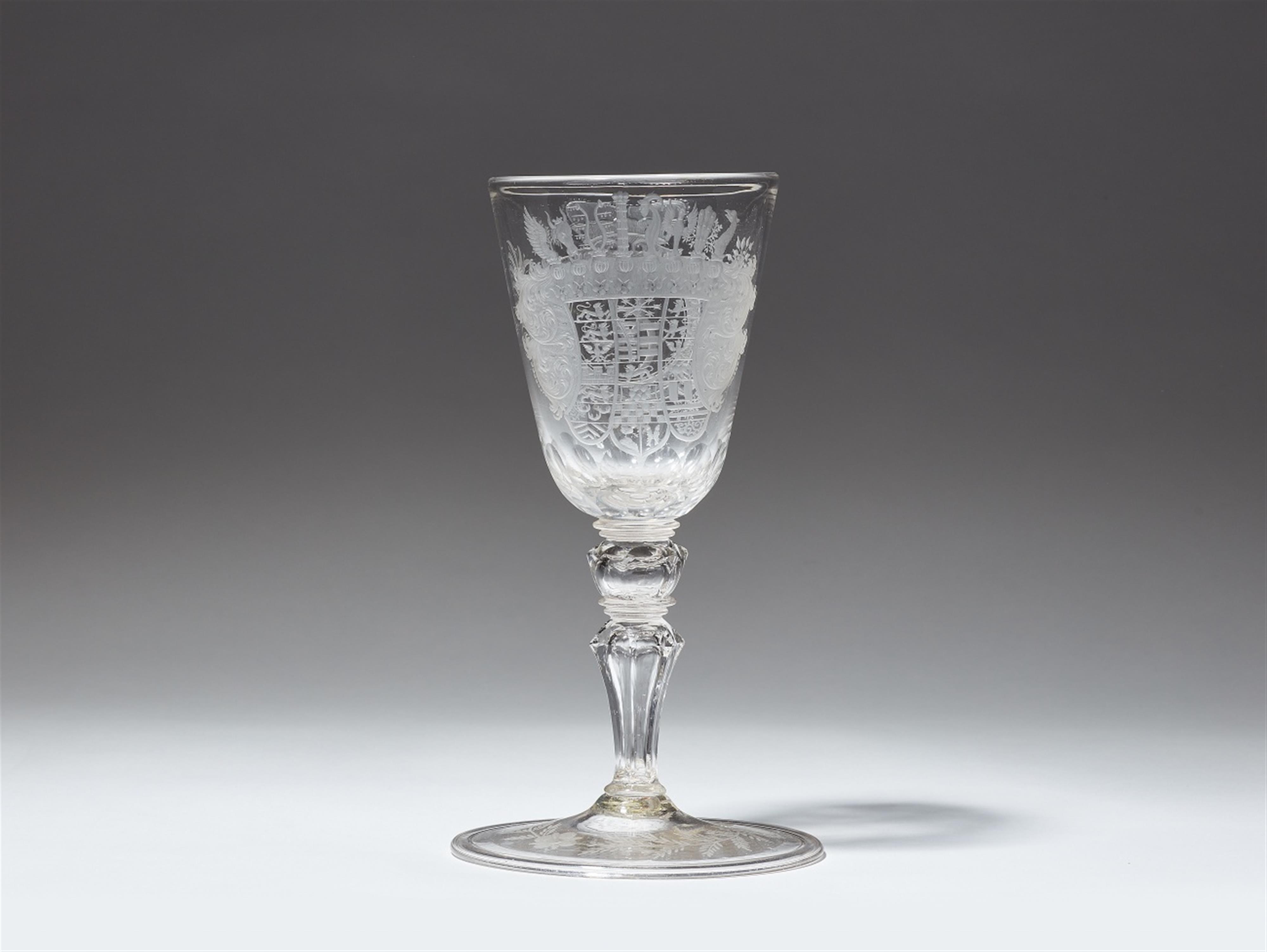 A glass goblet commemorating Duke Christian von Sachsen-Weißenfels - image-1