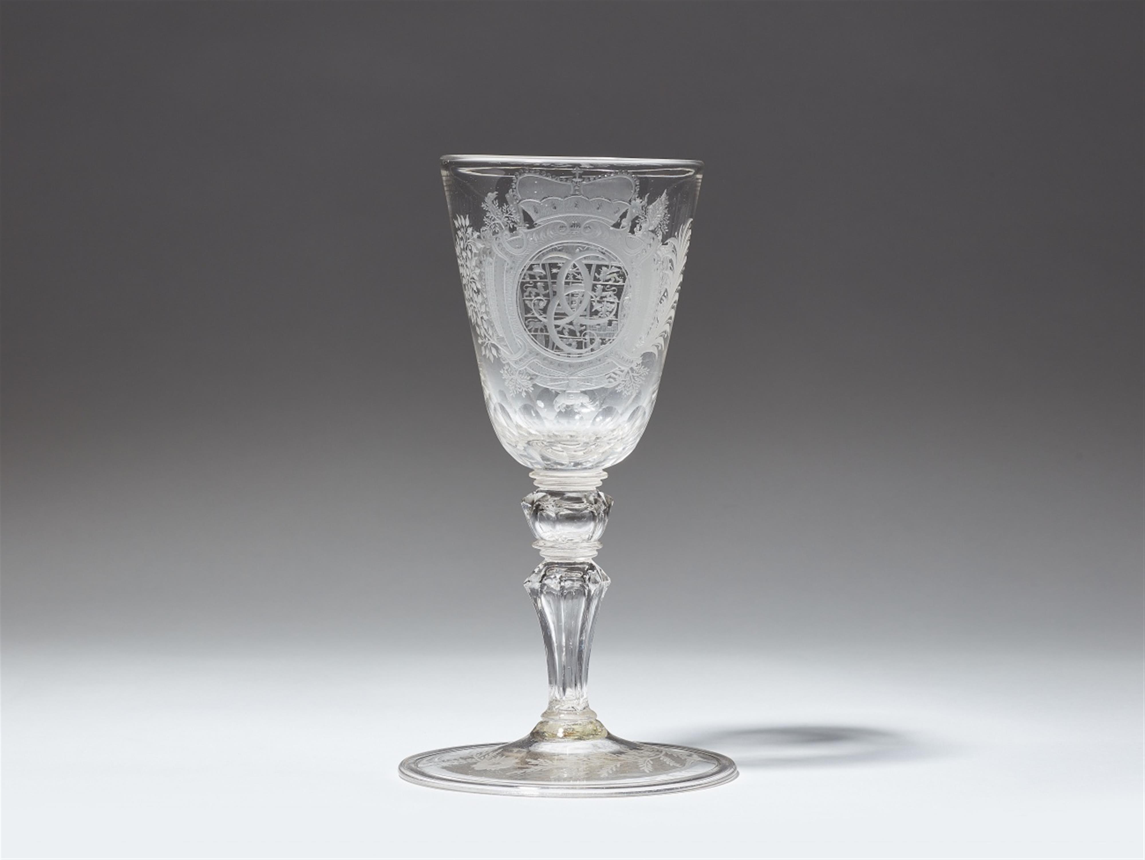 A glass goblet commemorating Duke Christian von Sachsen-Weißenfels - image-2