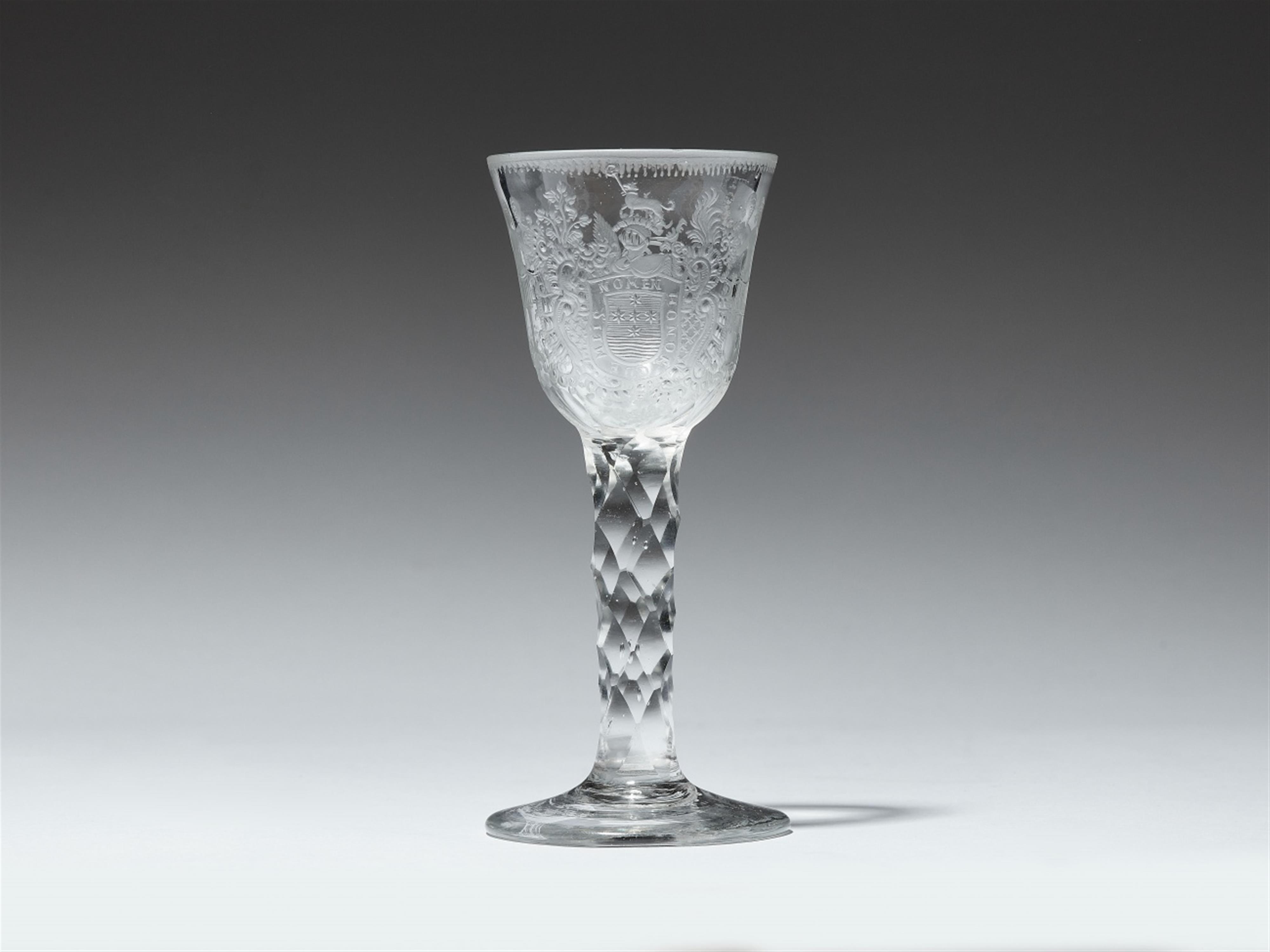 A heraldic port glass - image-1