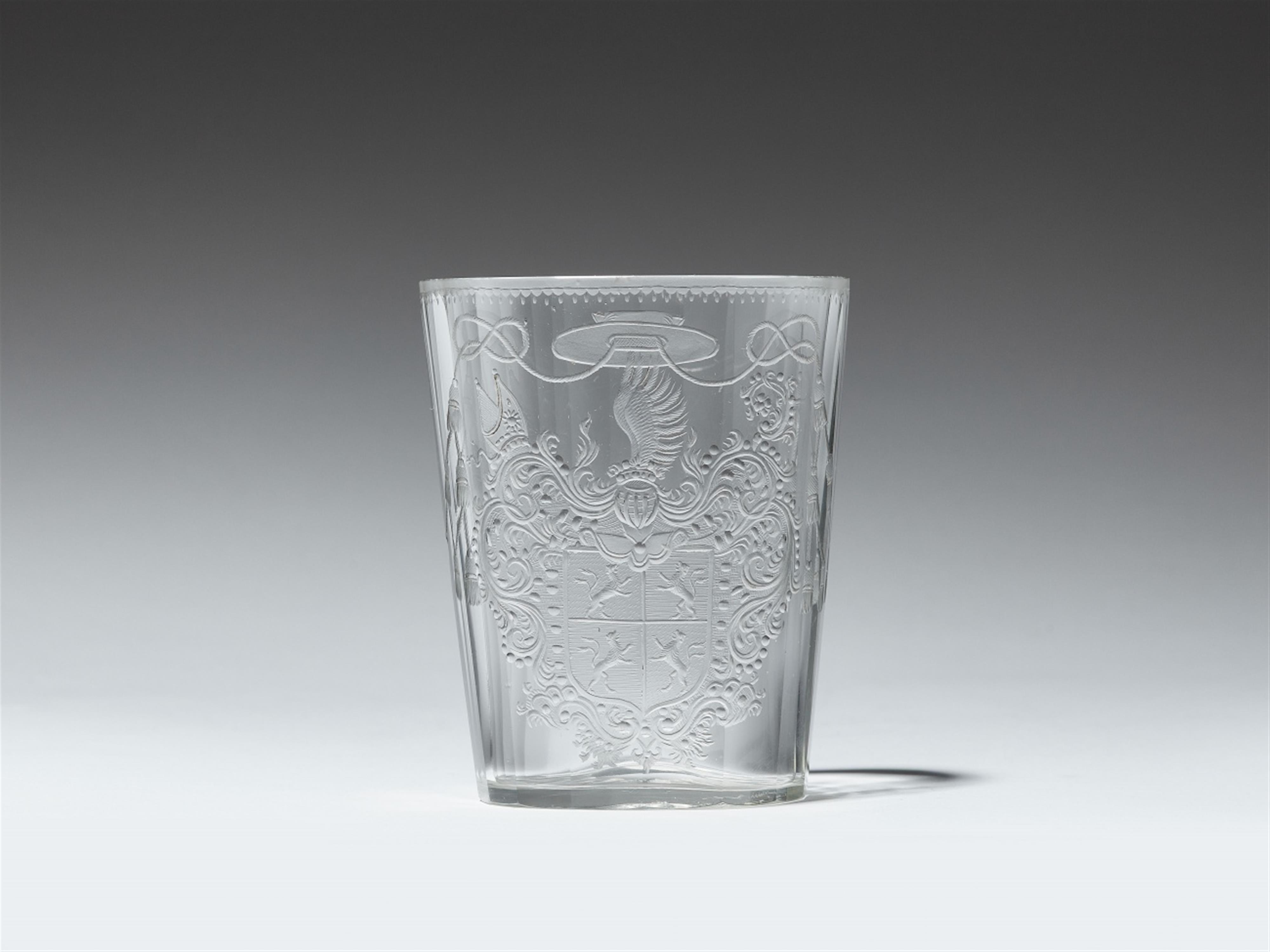 A Lower Silesian beaker with a bishop's coat of arms - image-1