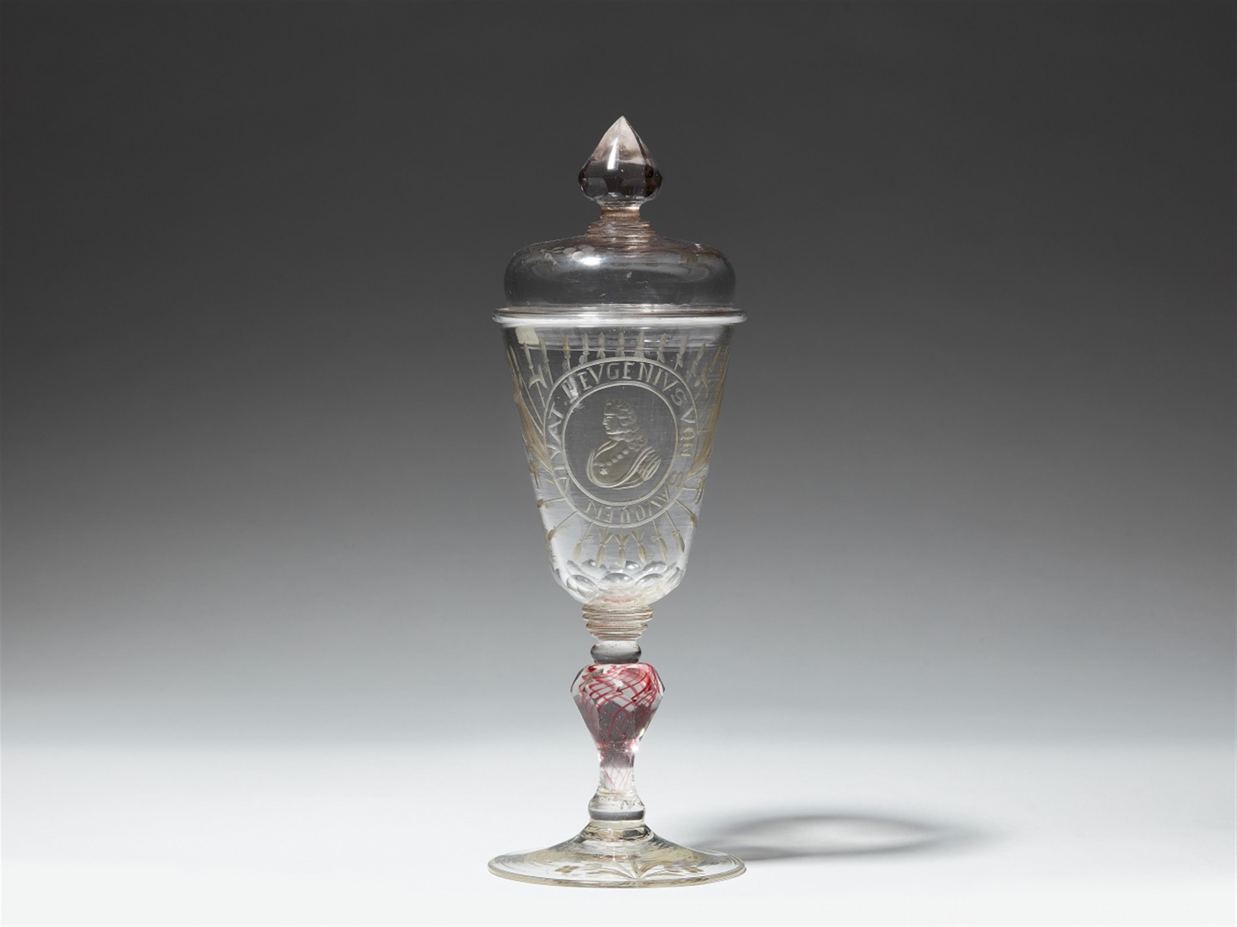 A goblet and cover commemorating Prince Eugene of Savoy - image-1