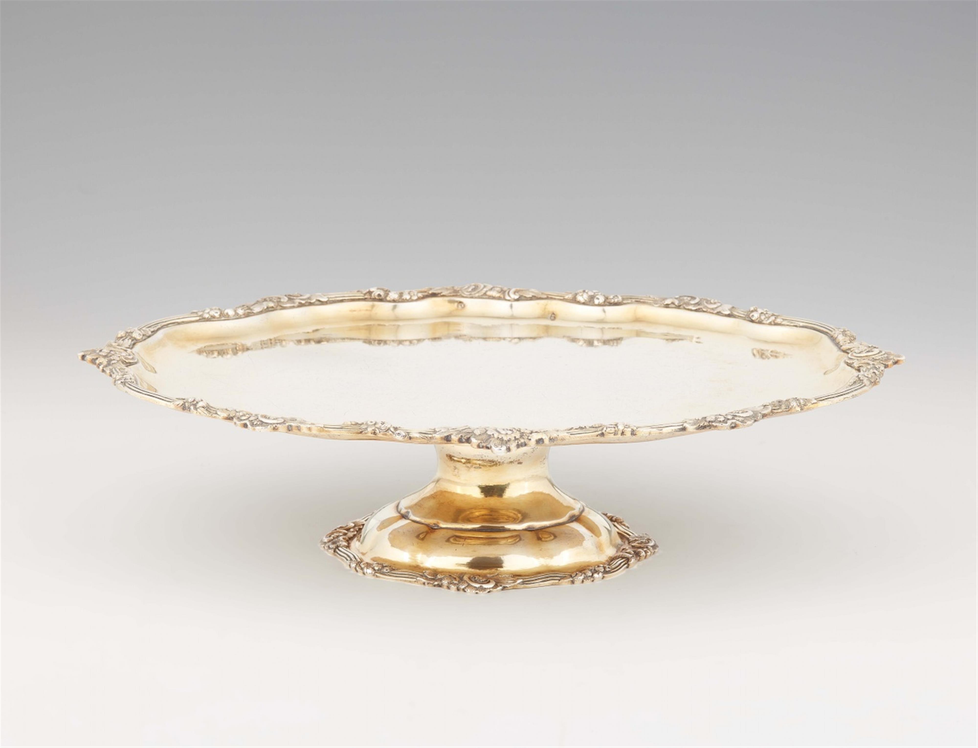 An Augsburg silver gilt stembowl - image-1