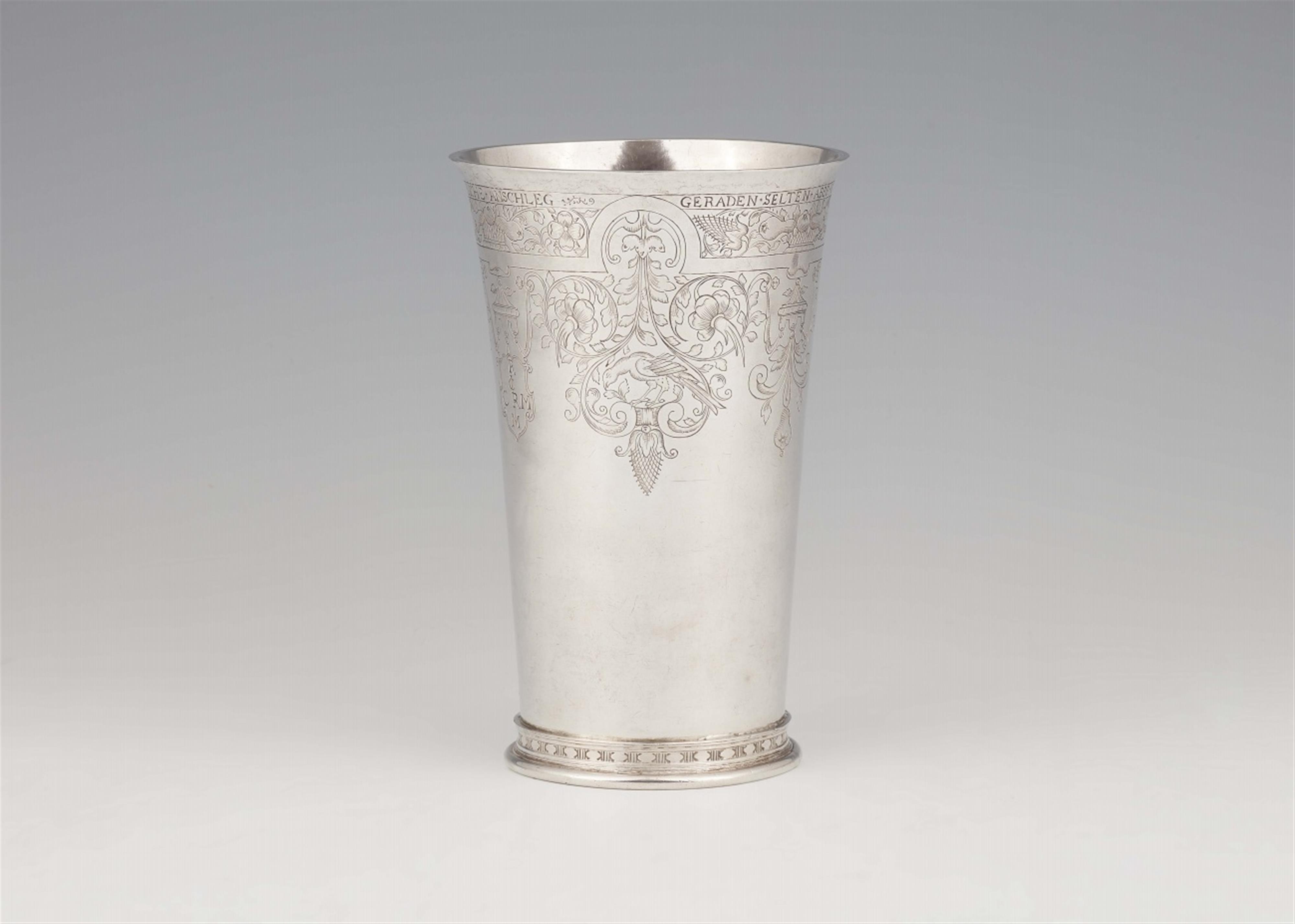 A large Wesel silver beaker - image-1