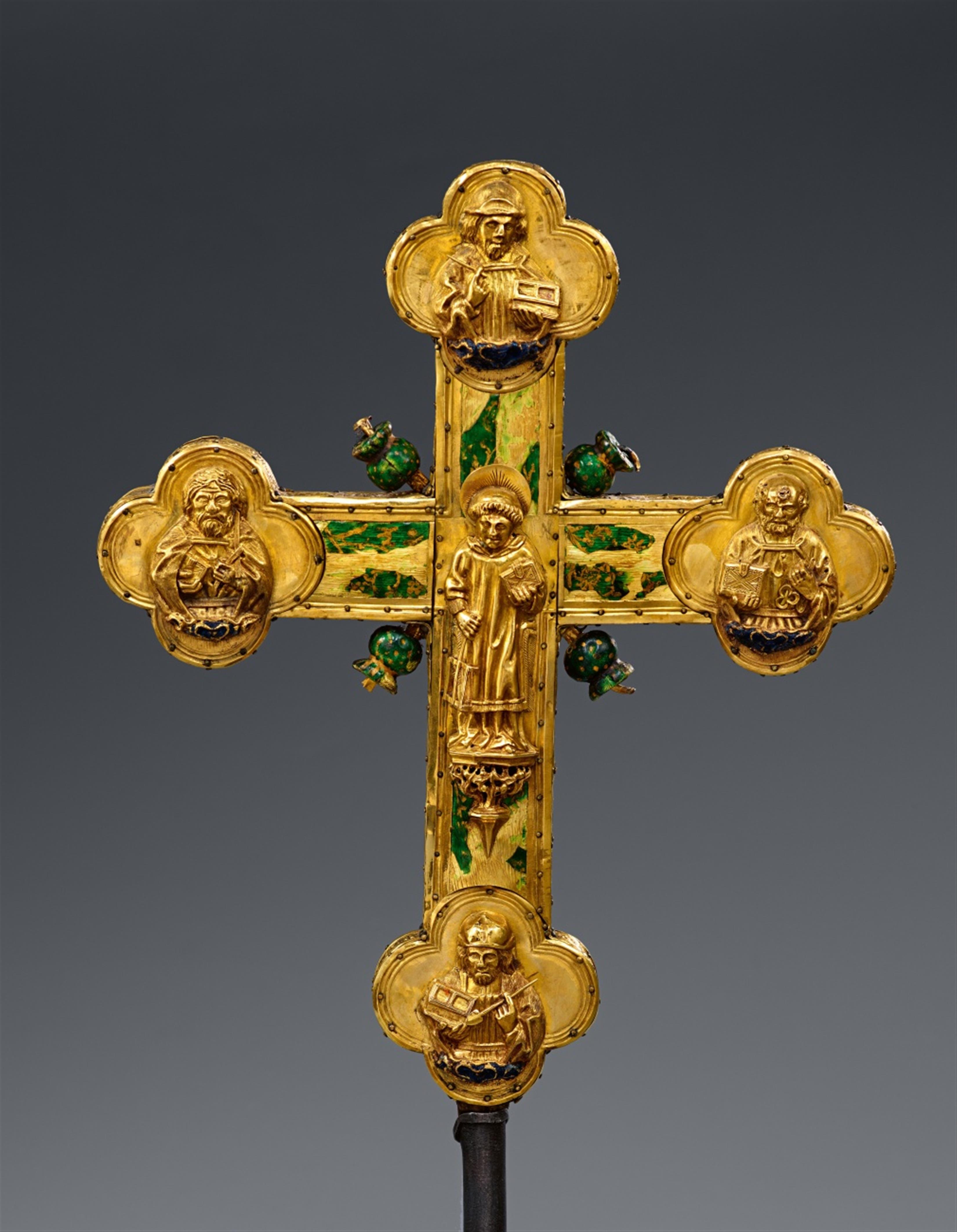 Italy first half 15th century - An Italian processional cross, first half 15th century - image-2