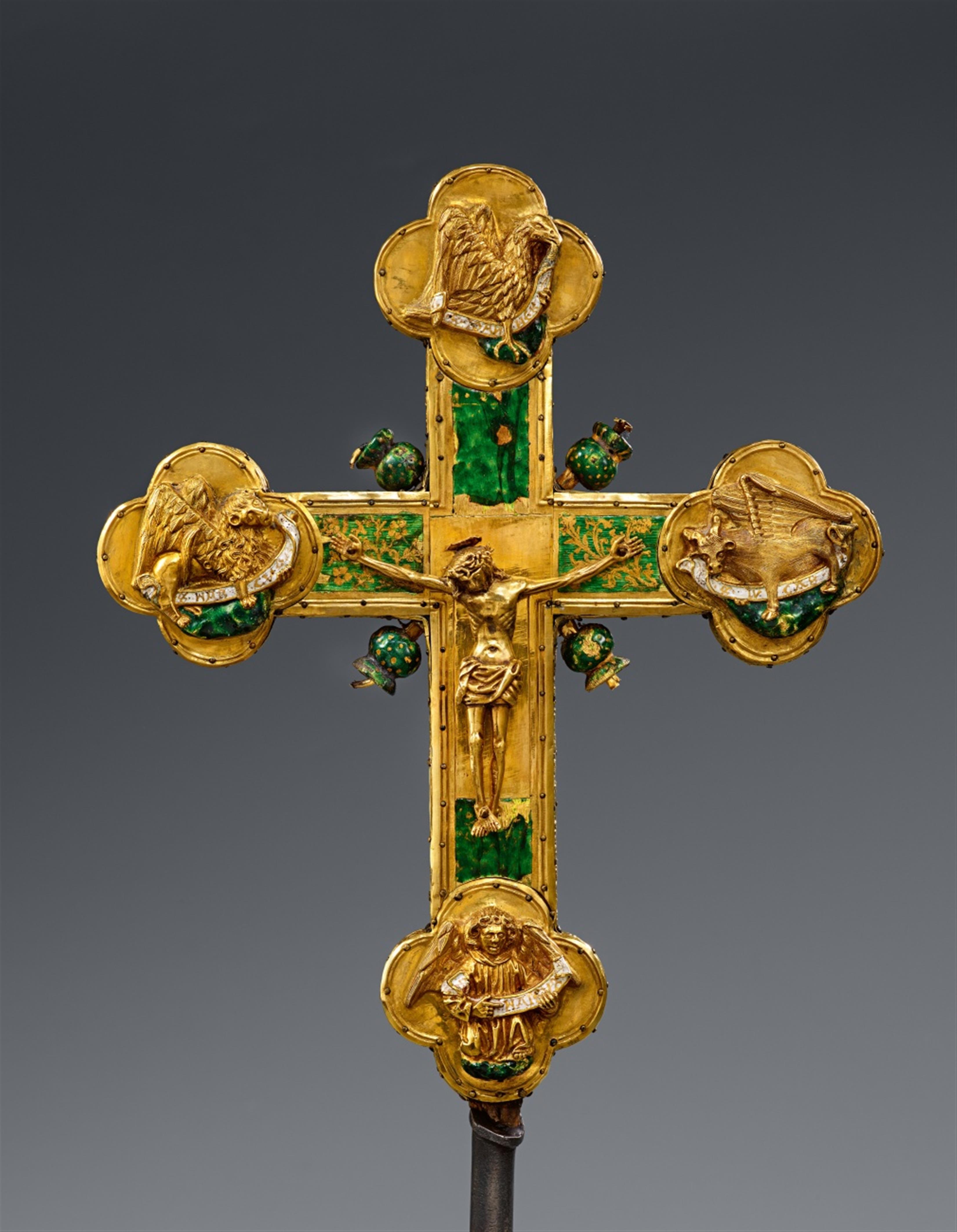 Italy first half 15th century - An Italian processional cross, first half 15th century - image-1