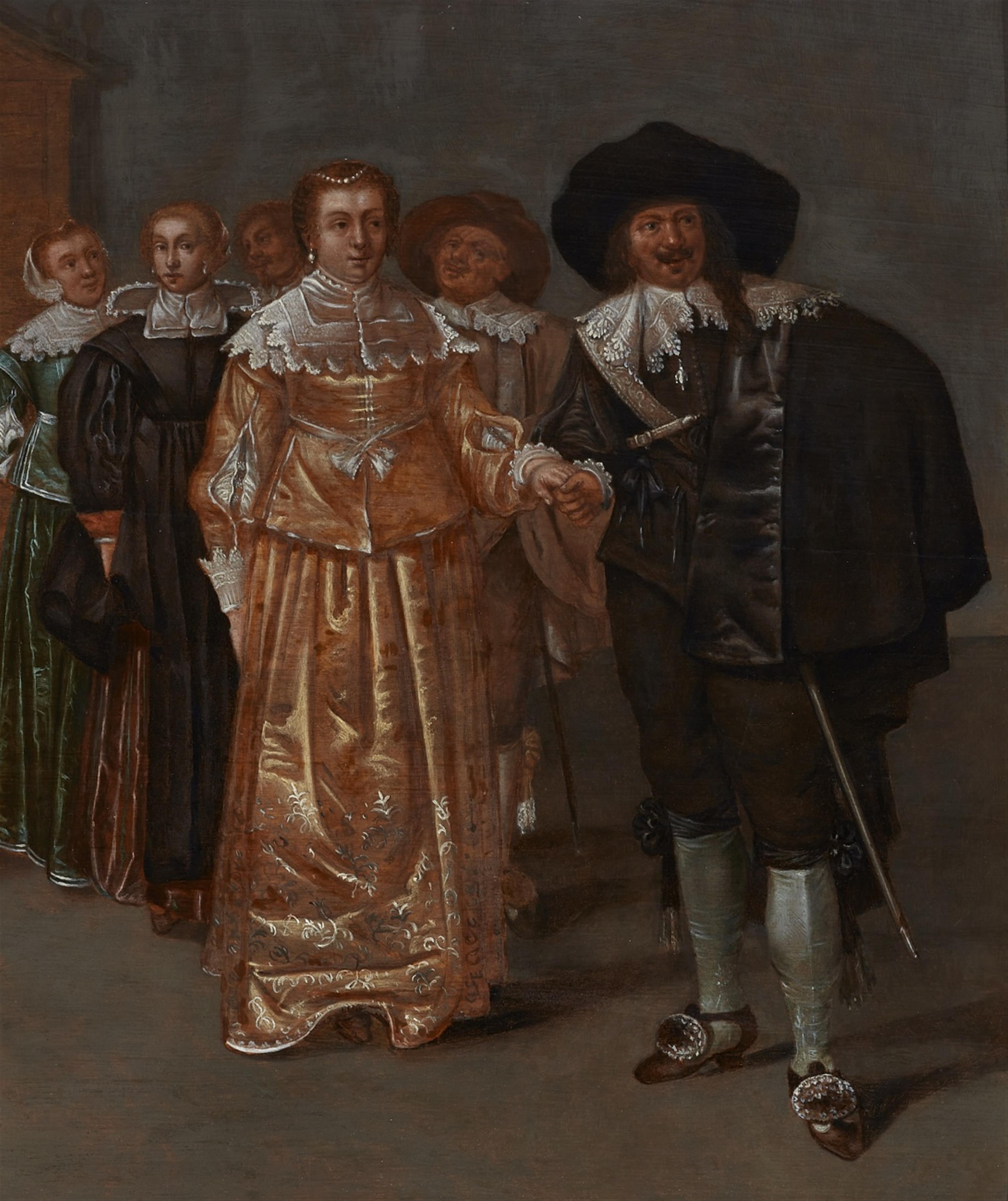 Netherlandish School 17th century - The Presentation of the Bride - image-1