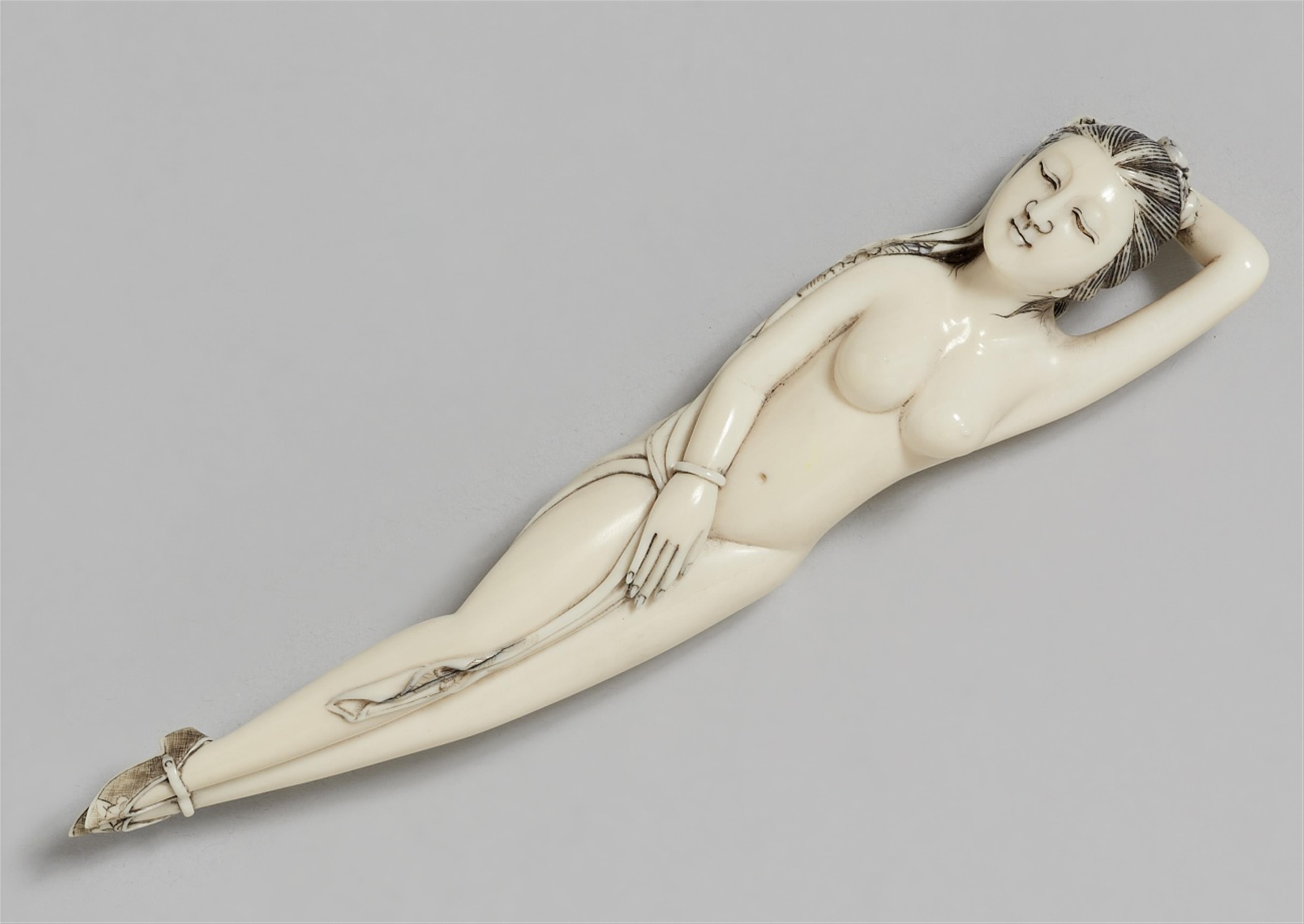 An ivory so-called doctor's lady. Early 20th century - image-1