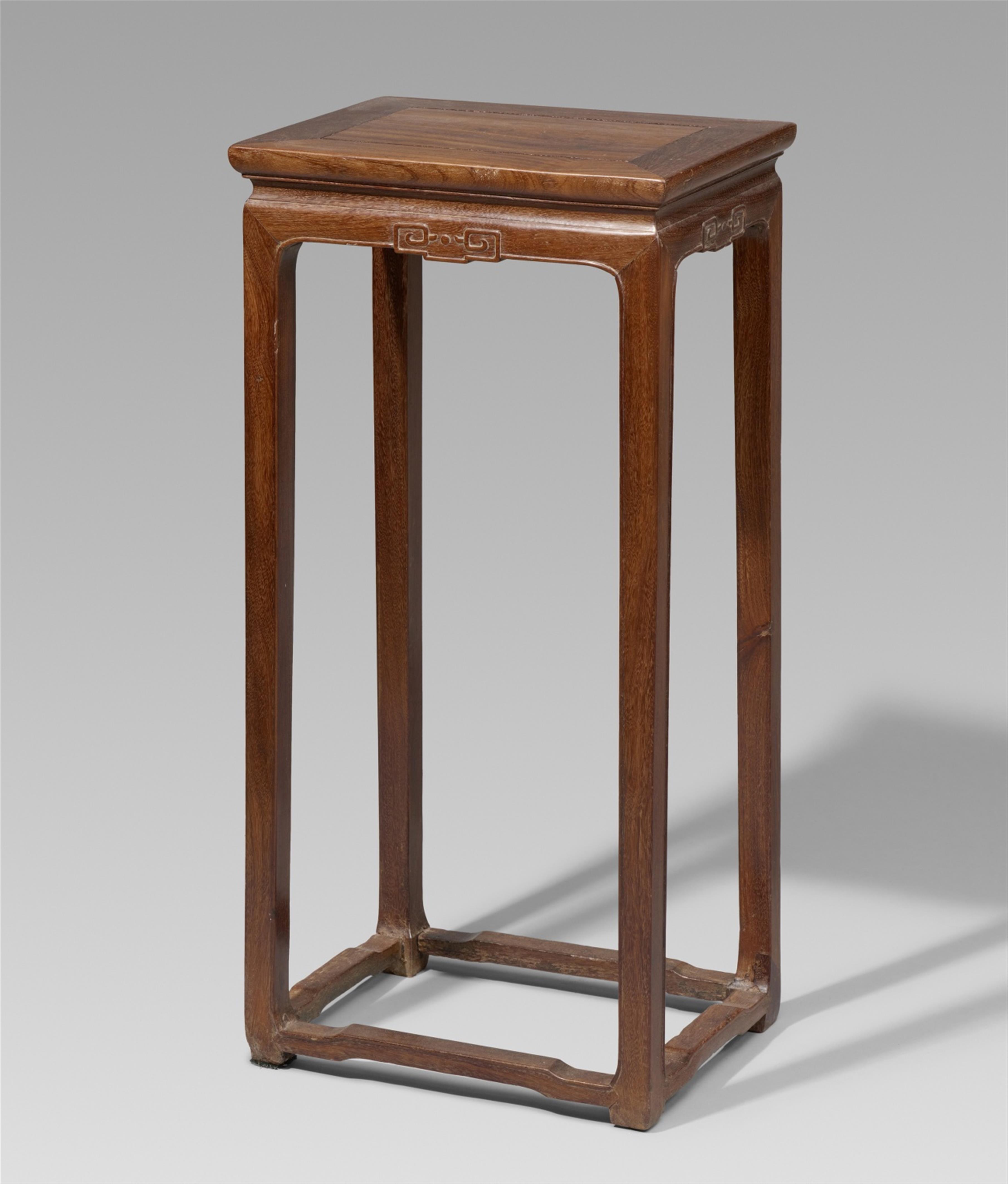 A tall hardwood table. 19th century - image-1
