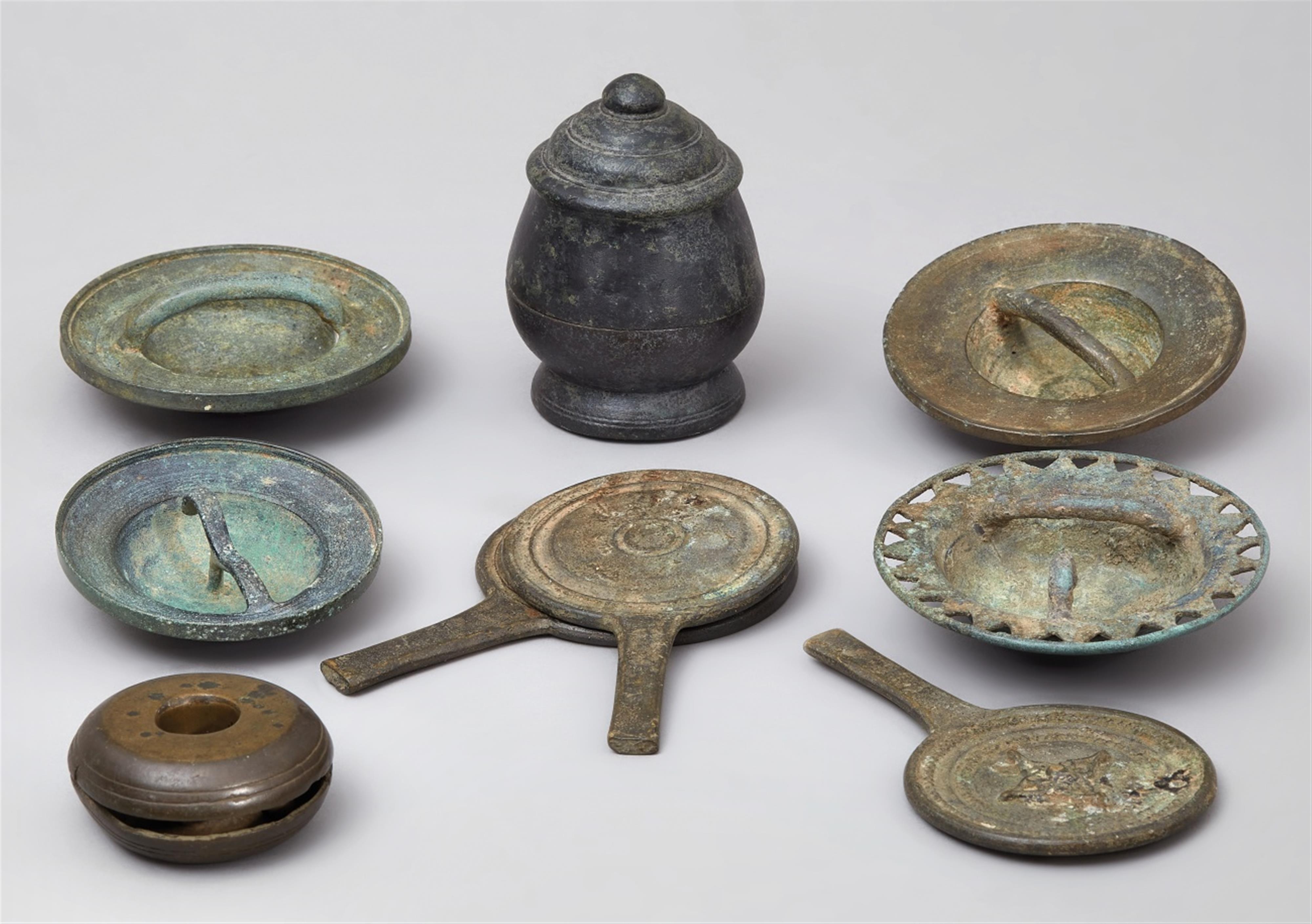 Nine various bronze objects. Cambodia. 18th/19th century - image-1