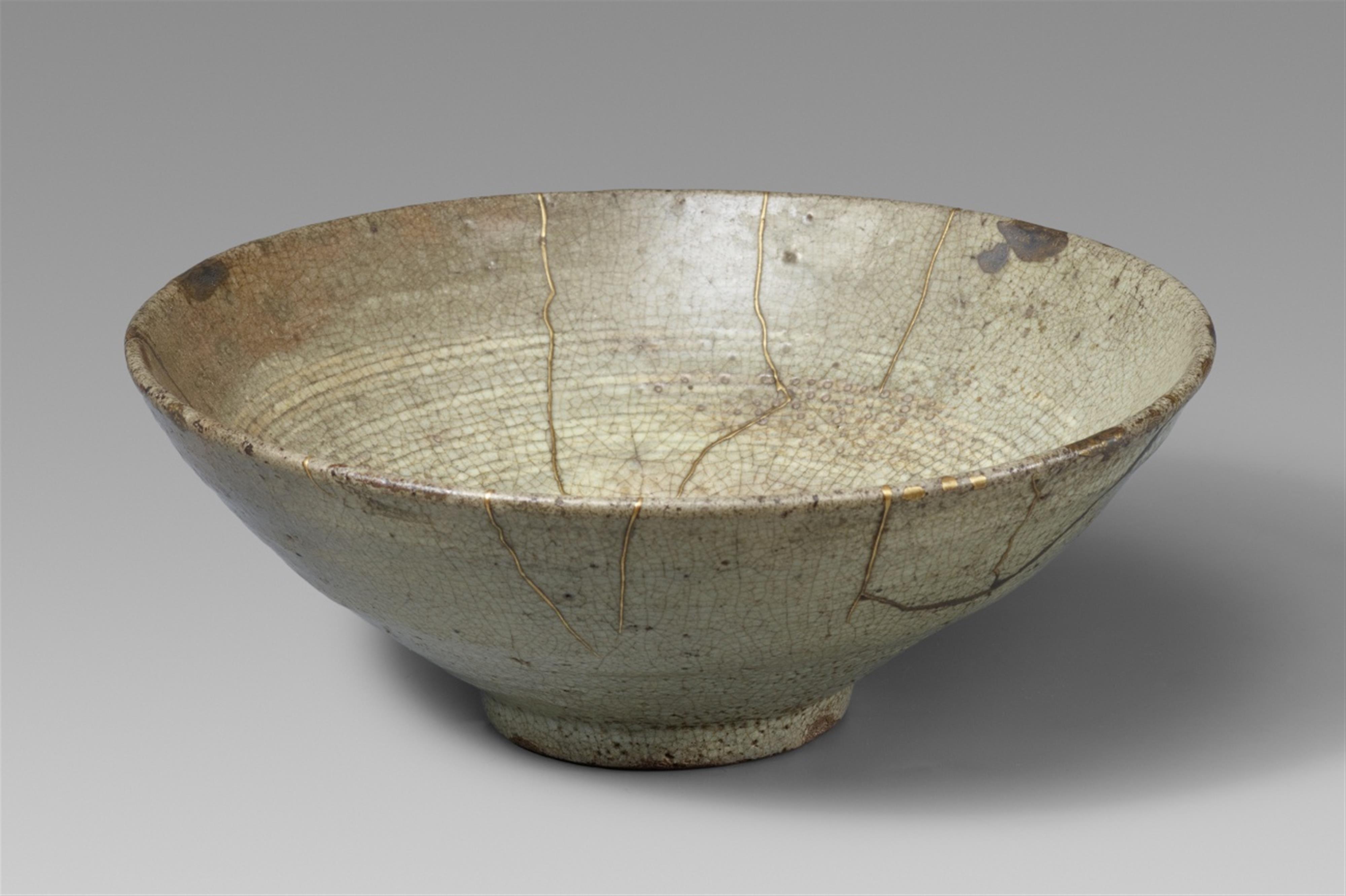 A Karatsu summer chawan. Momoyama/early Edo period - image-1