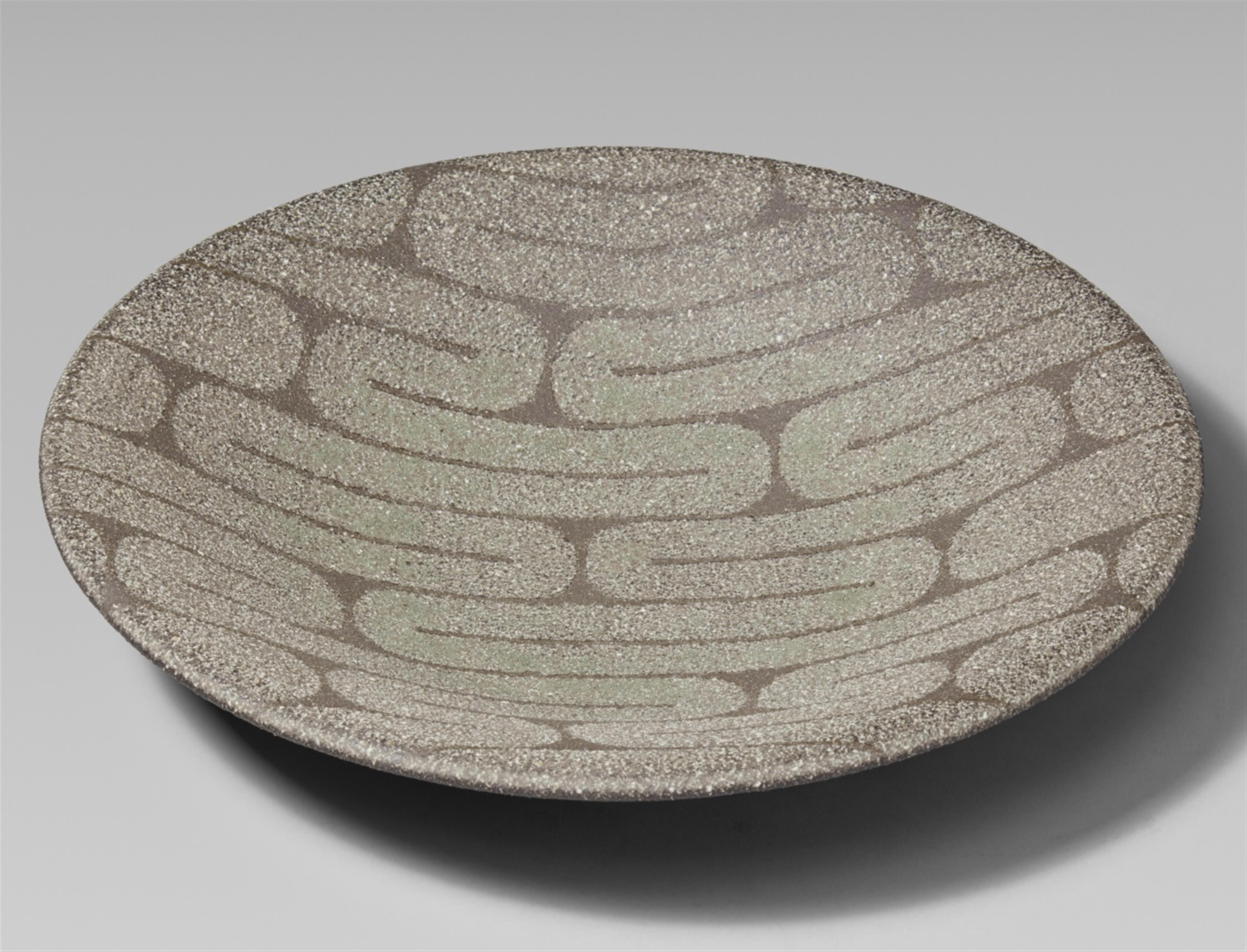 A very large bowl, by Ito Shin (botn 1955).Tochigi prefecture, Mashiko. Late 20th/early 21st century - image-1