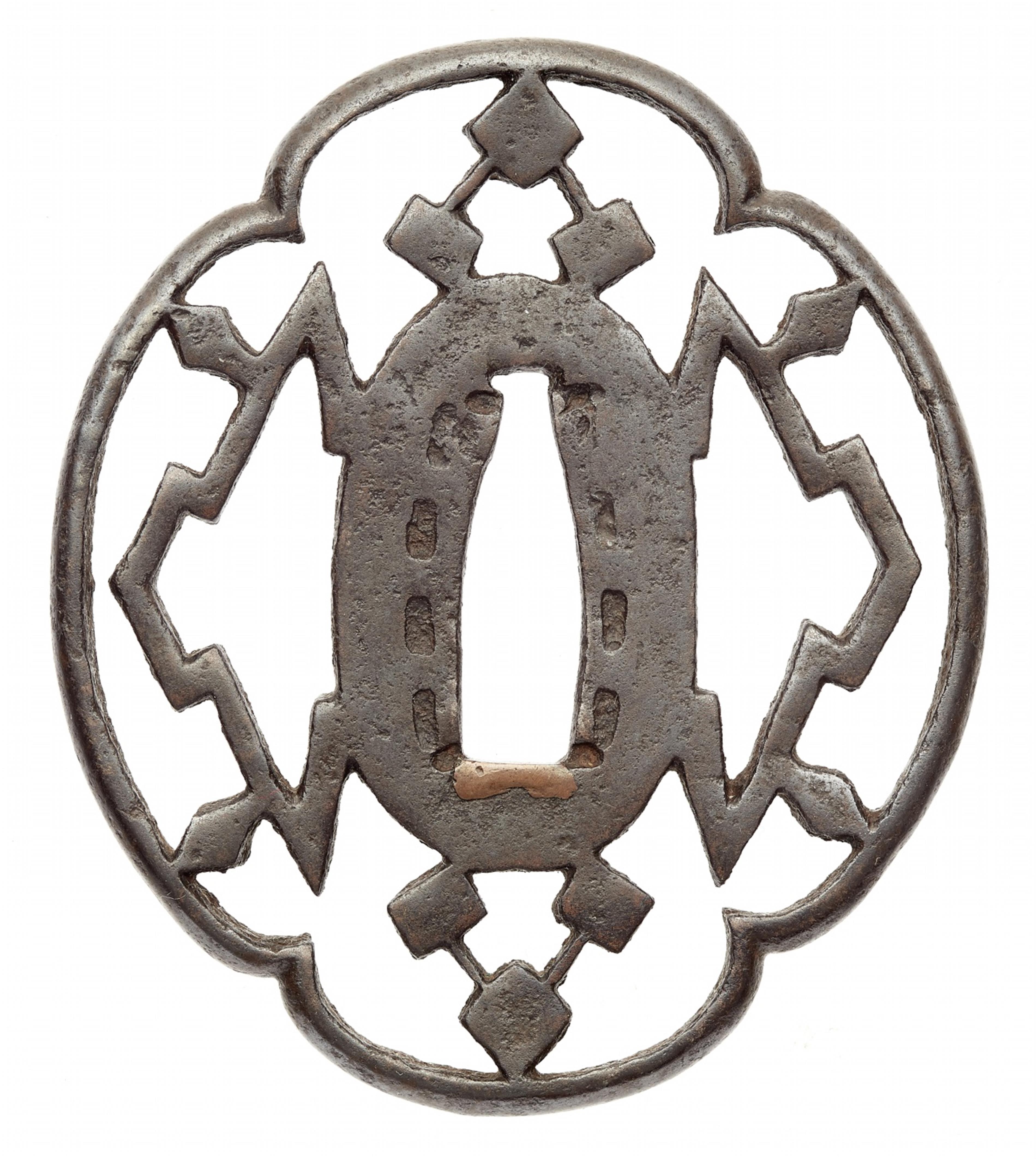 Tsuba. Eisen. Kanayama-Schule. 16. Jh. - image-1