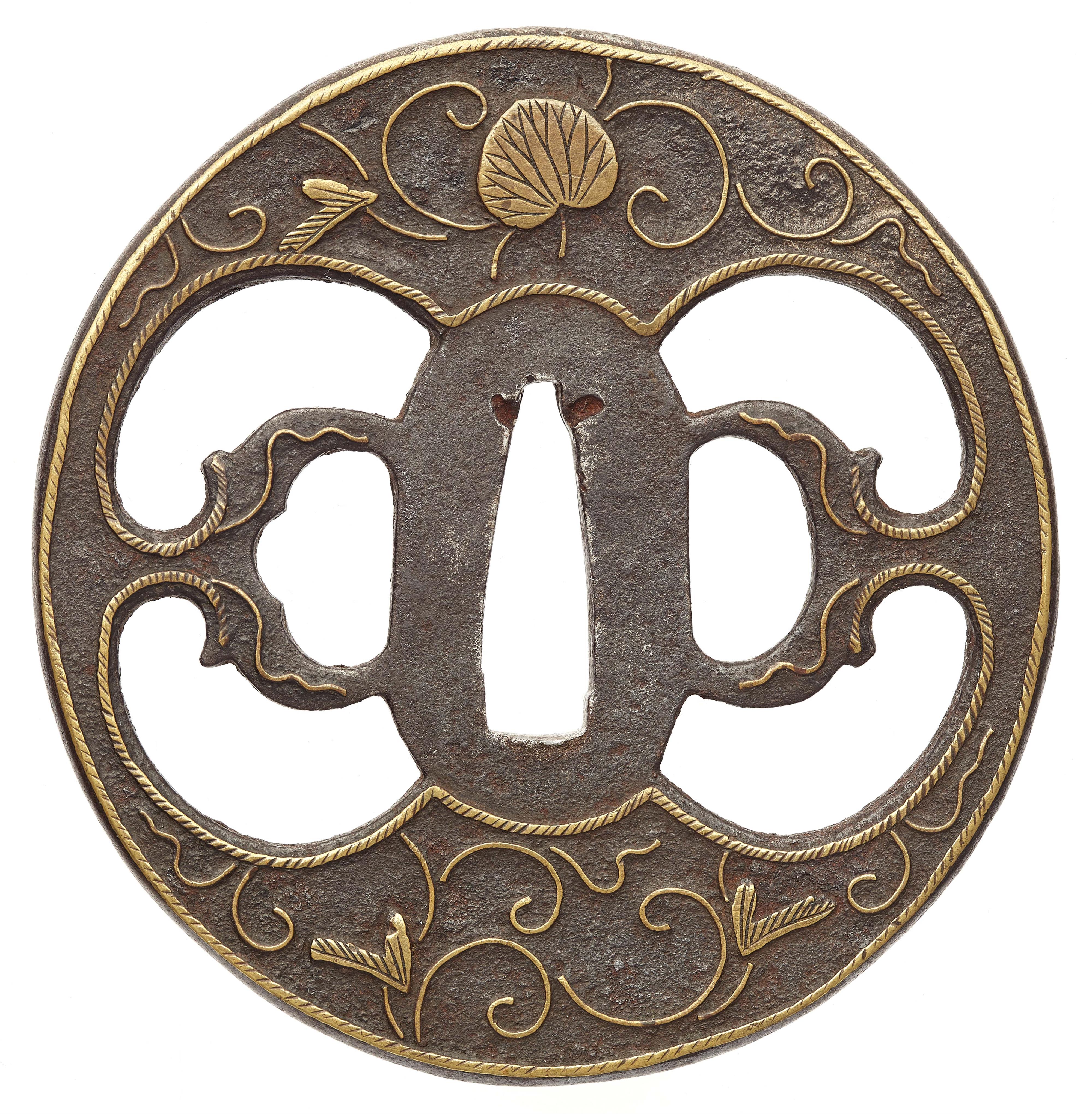 Tsuba. Eisen. Heianjô-Arbeit. Um 1600 - image-2