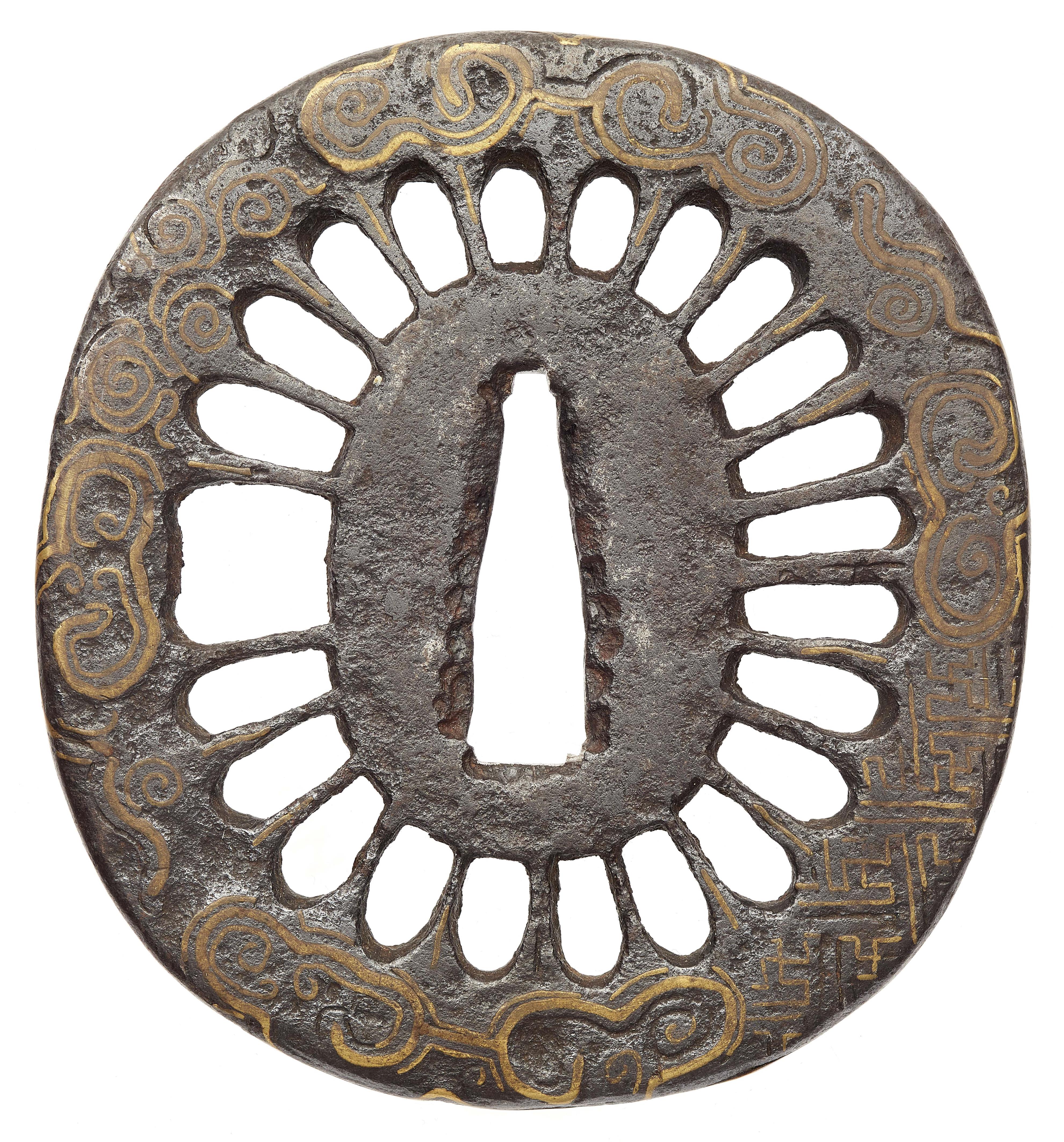 Tsuba. Eisen. Heianjô-Arbeit. 17. Jh. - image-2