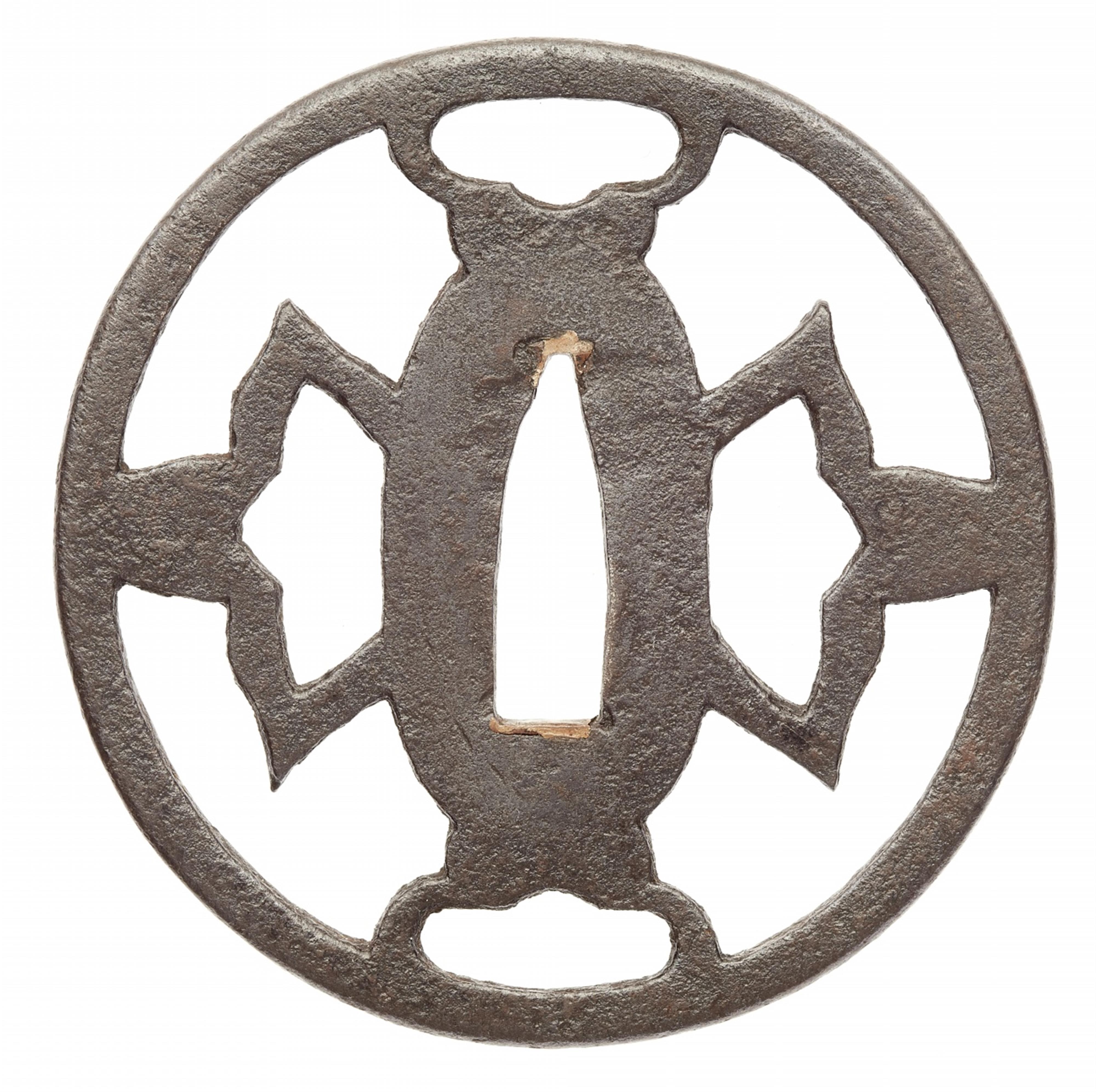 Tsuba. Eisen. Shôami-Arbeit. 17./18. Jh. - image-1