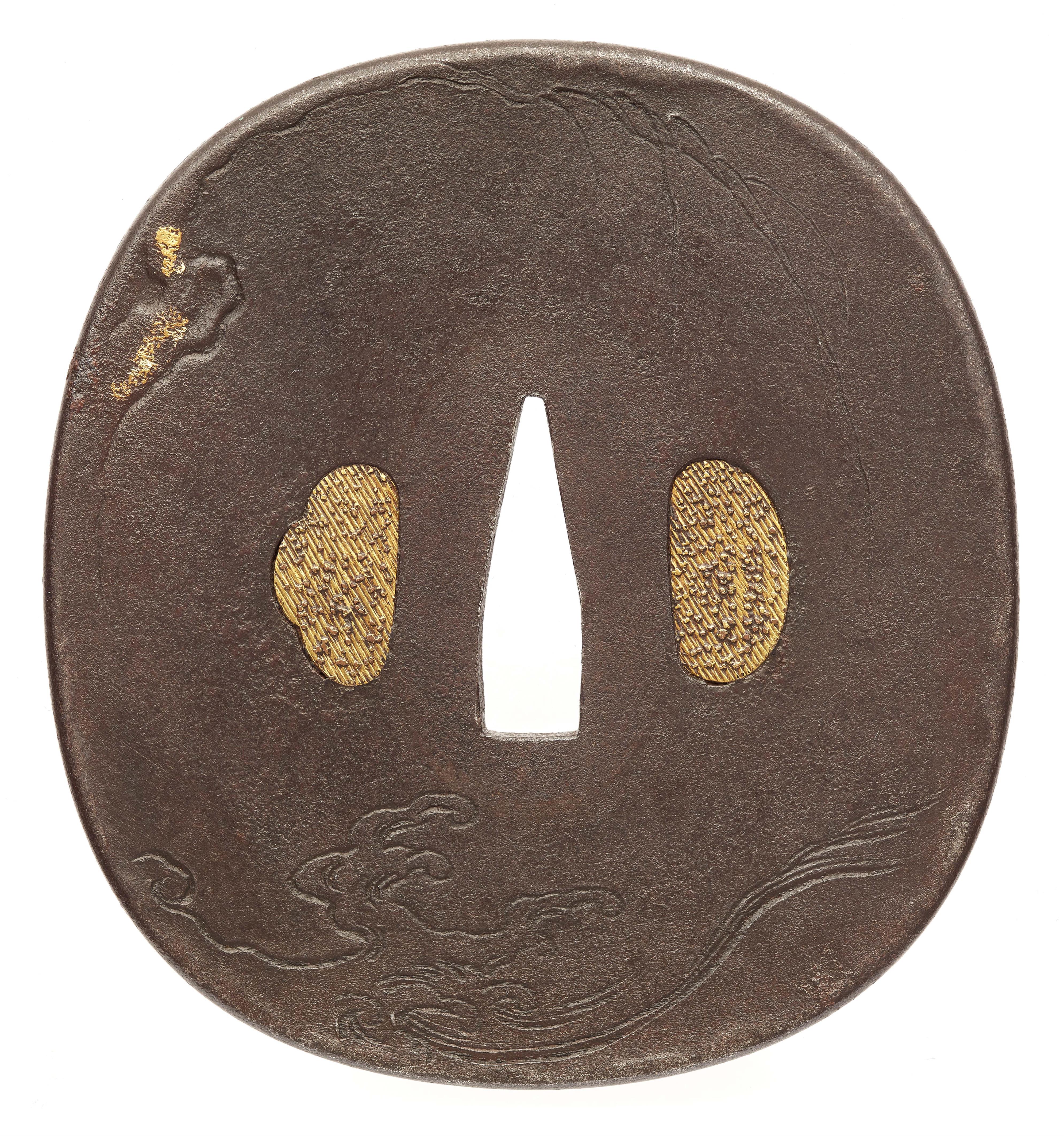 Tsuba. Eisen. Mito-Arbeit. 19. Jh. - image-2