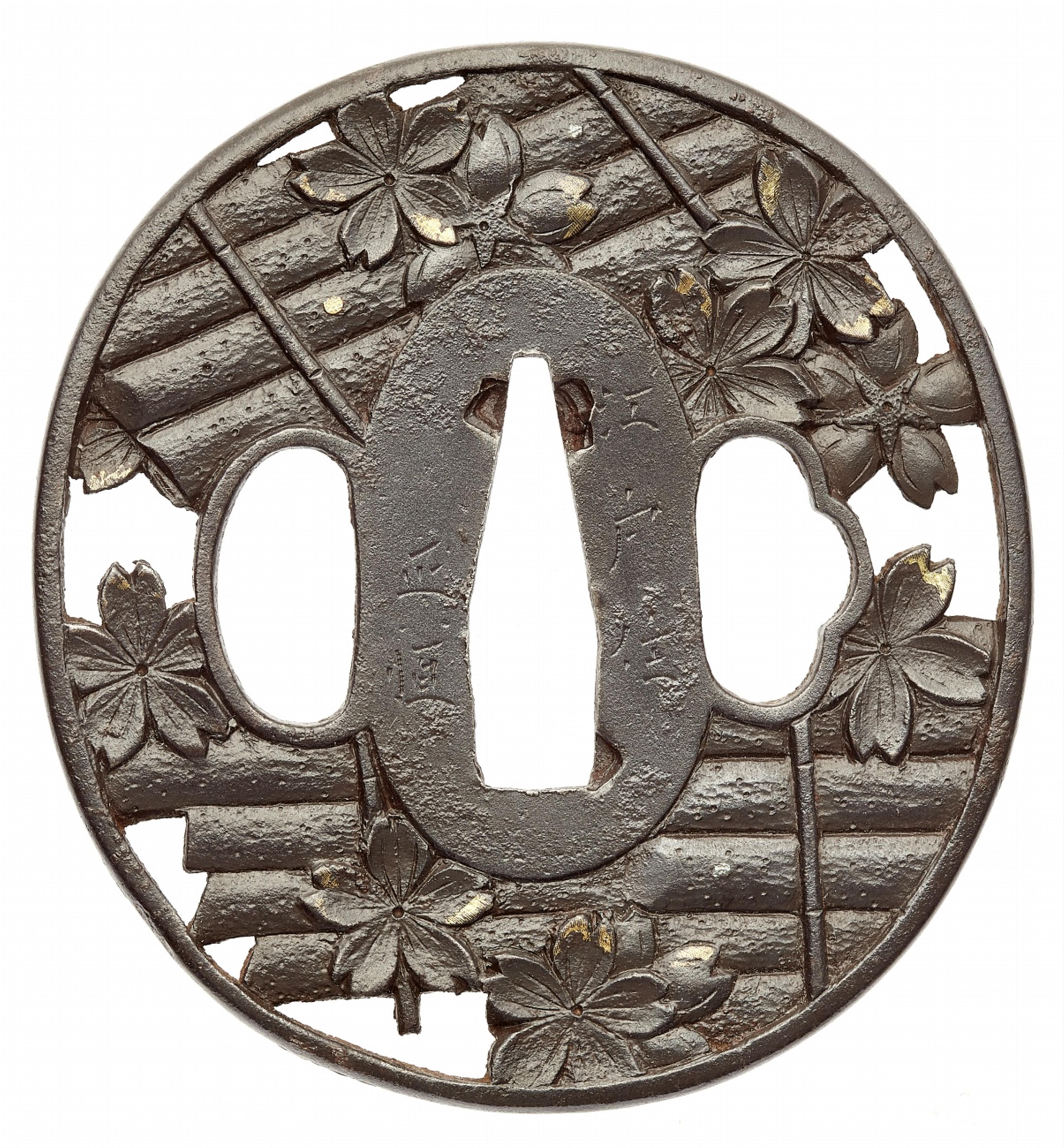 Tsuba. Eisen. Edo. 1. Hälfte 19. Jh. - image-1